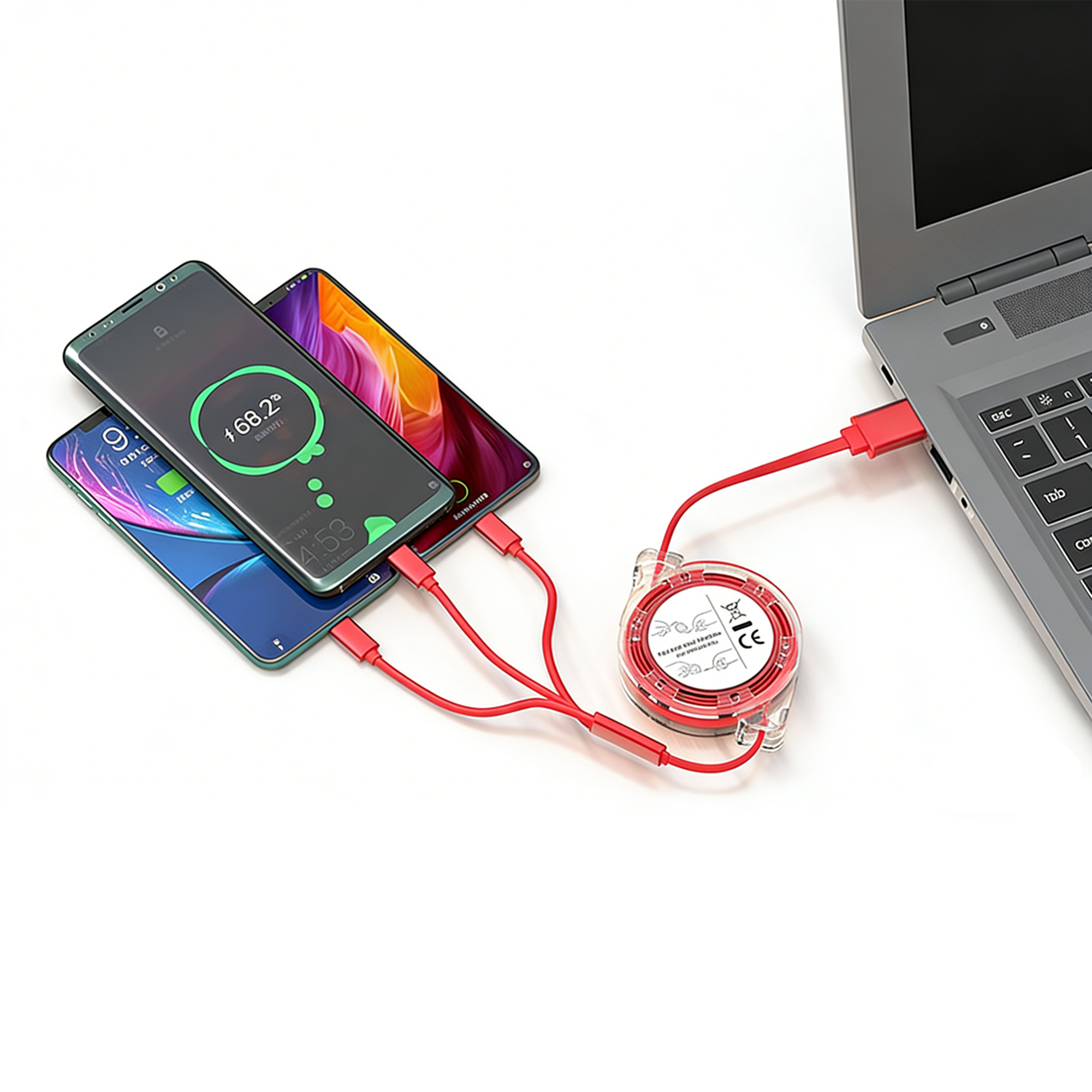 Versatile Retractable Charging Cable 4