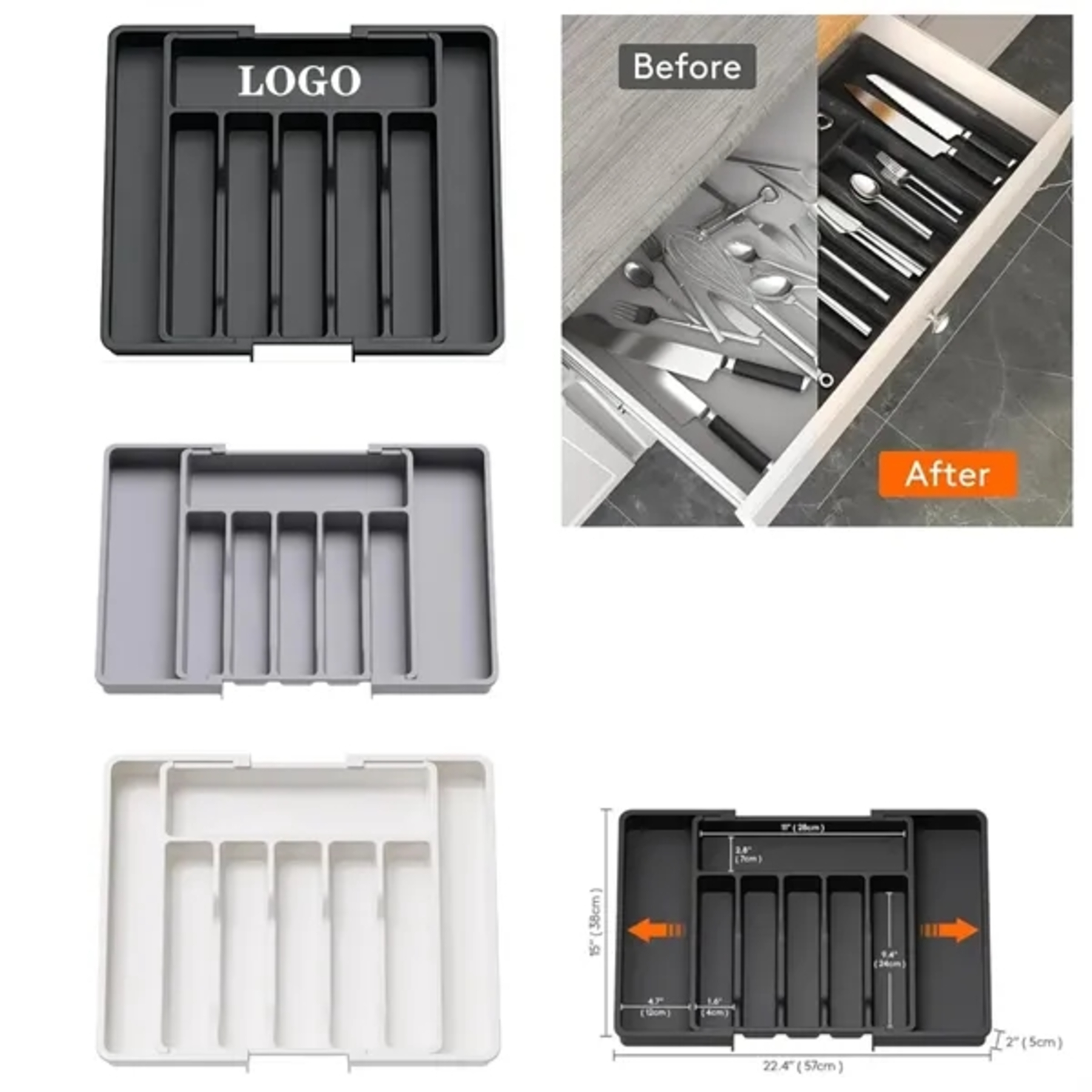 Cutlery Storage Tray
 2