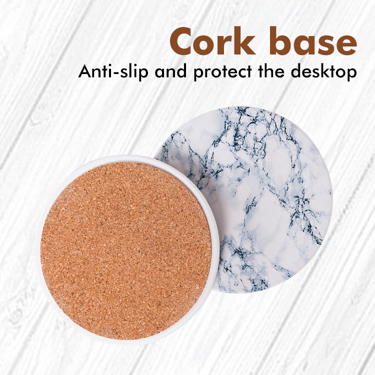 Absorbent Ceramic Coaster 6