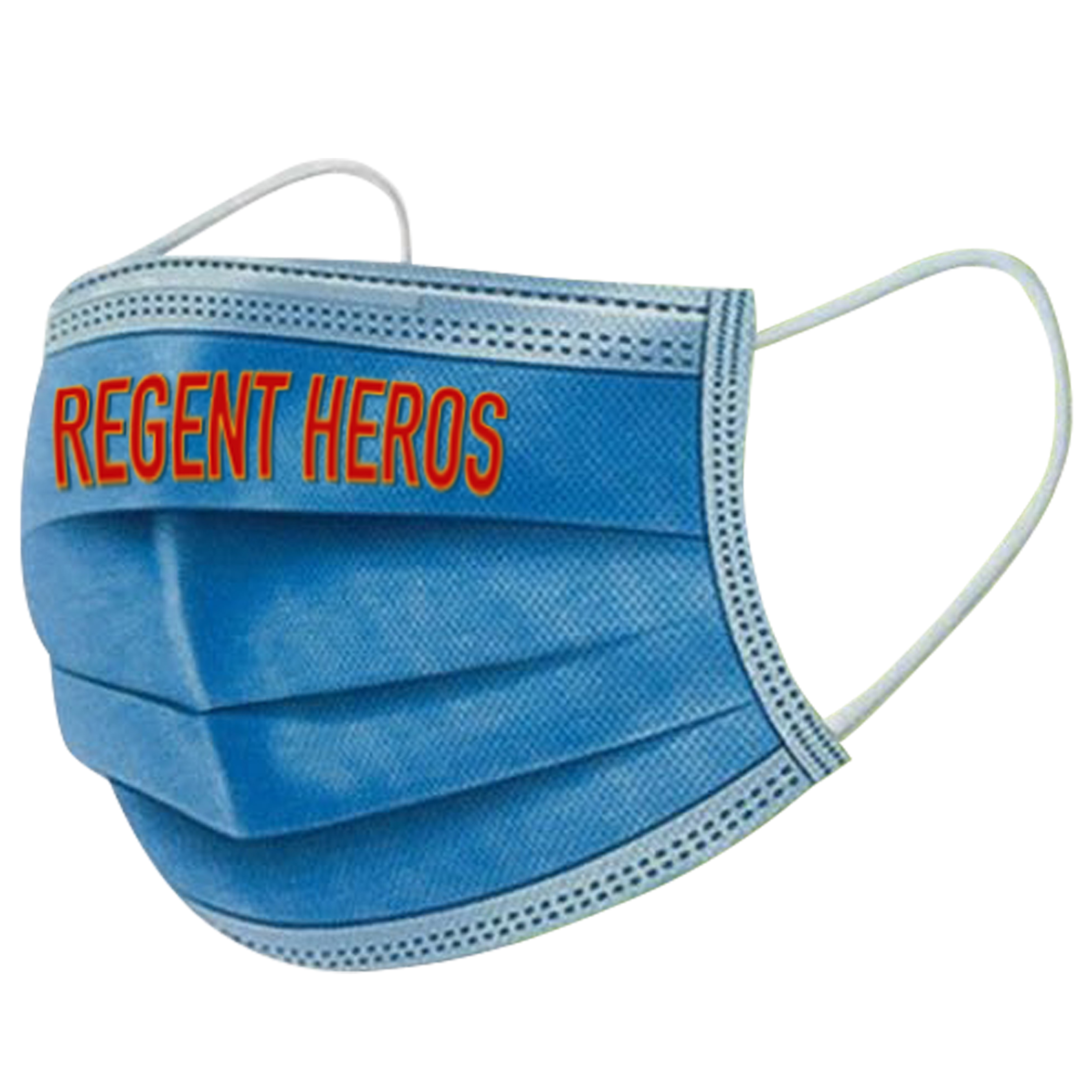 3 Ply Non-Woven Disposable Mask with elastic ear loops