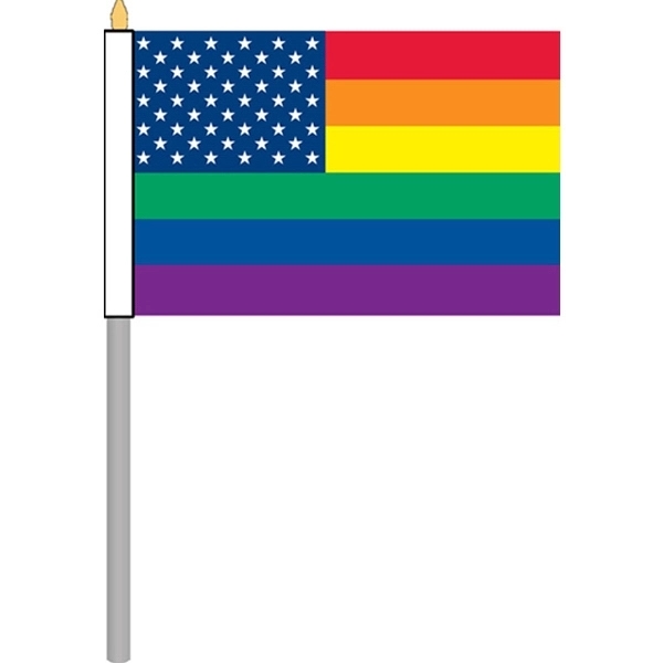 12" X 18" Lgbt Pride Gay Rainbow Flag 2