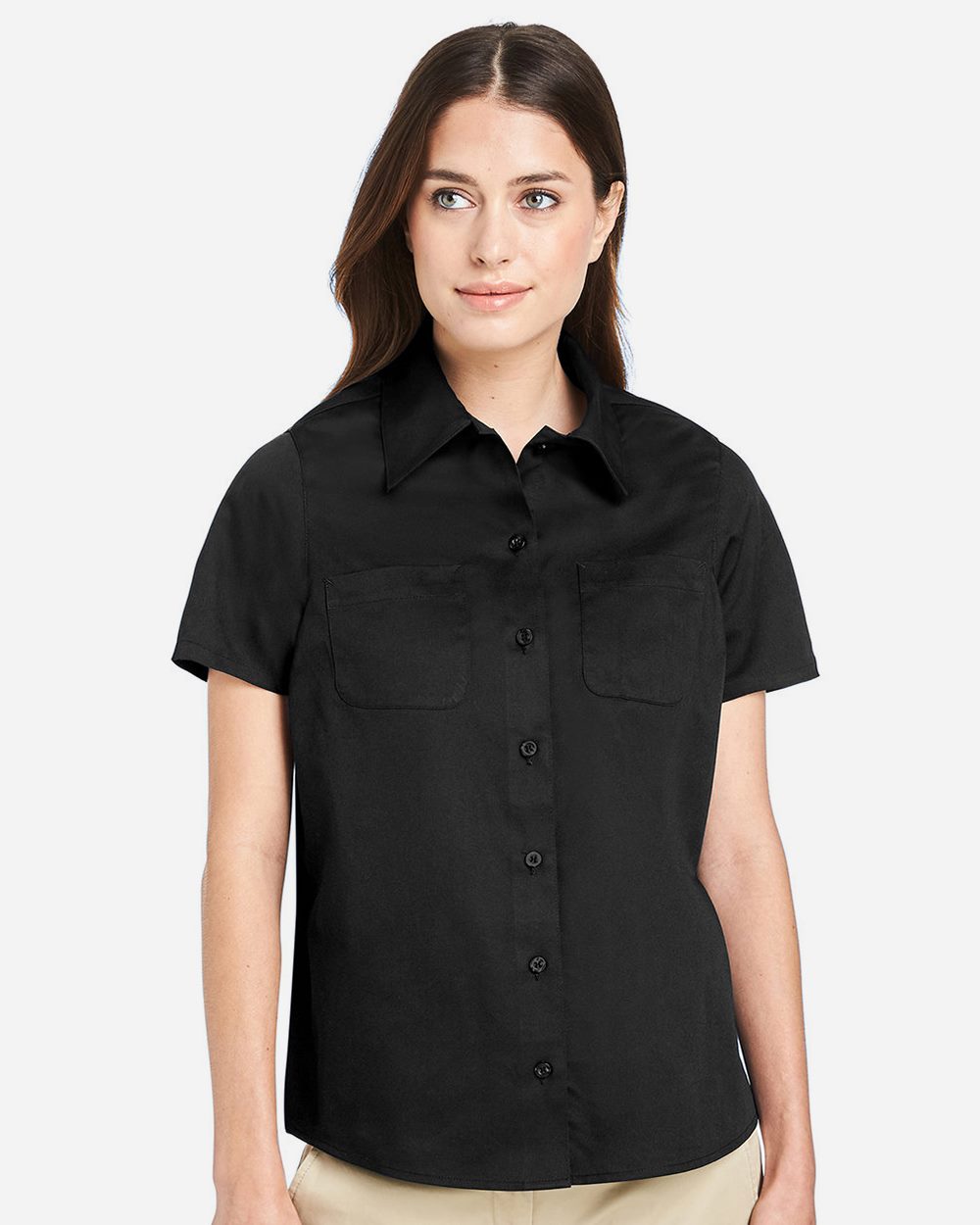 Women's Advantage IL Short Sleeve Dress Shirt - M585W 29