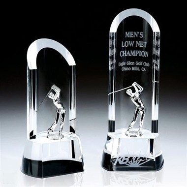 Half Moon Crystal Golfer Award/ SMALL 2