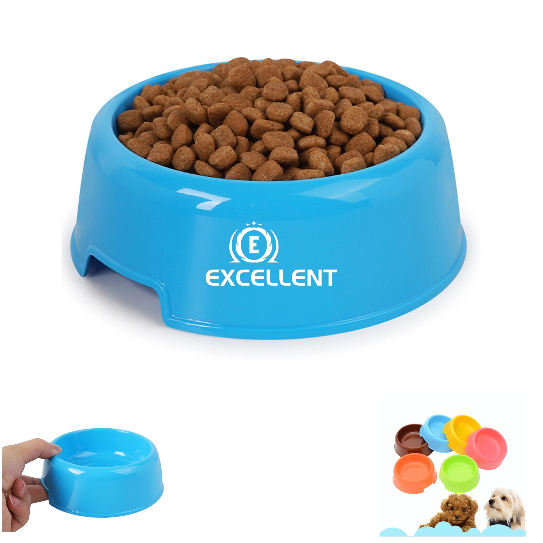 Small And Light Pet Plastic Bowl 2