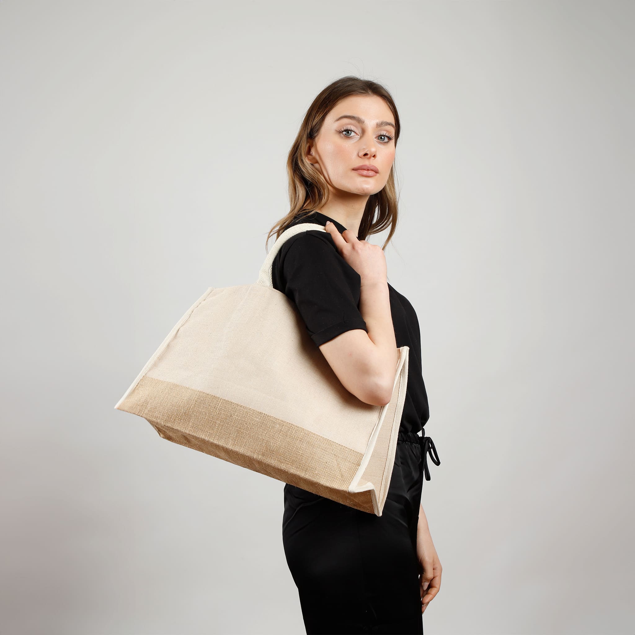 Fasion Juco Tote Bag Bag, custom tote bag with logo imprint 14