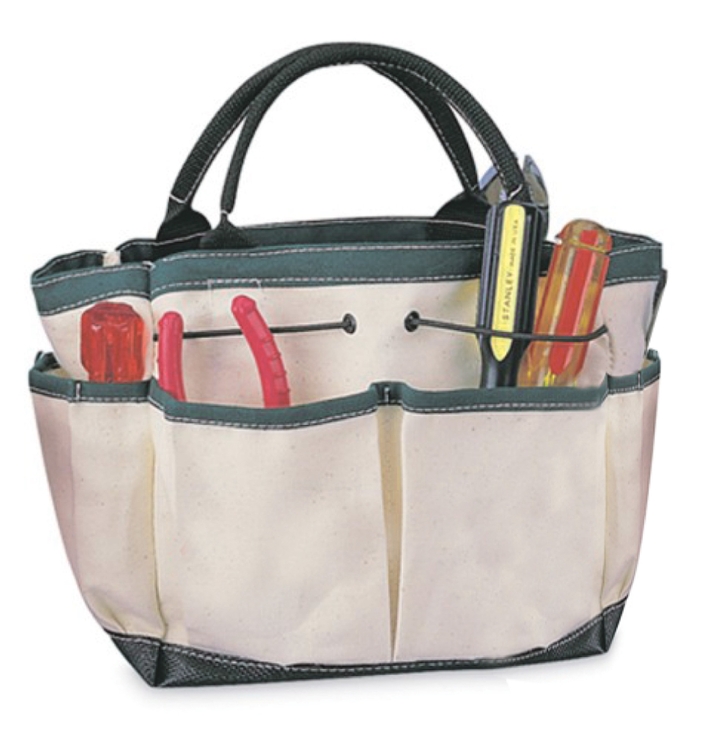 12 oz. Canvas Gardening Tool Tote Bag 7
