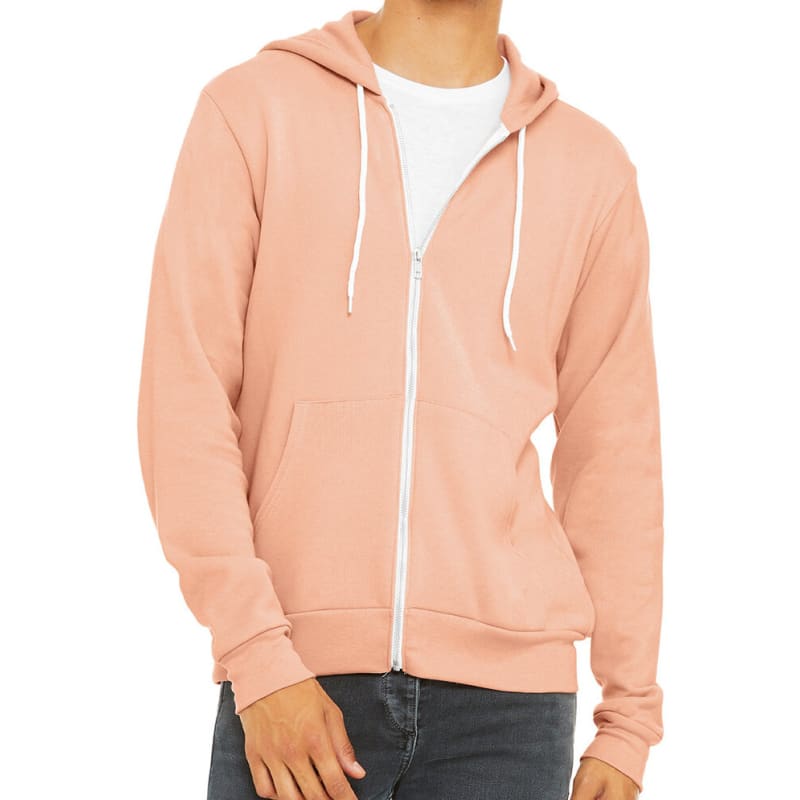 Bella Unisex Poly-Cotton Fleece Full-Zip Hoodie 30