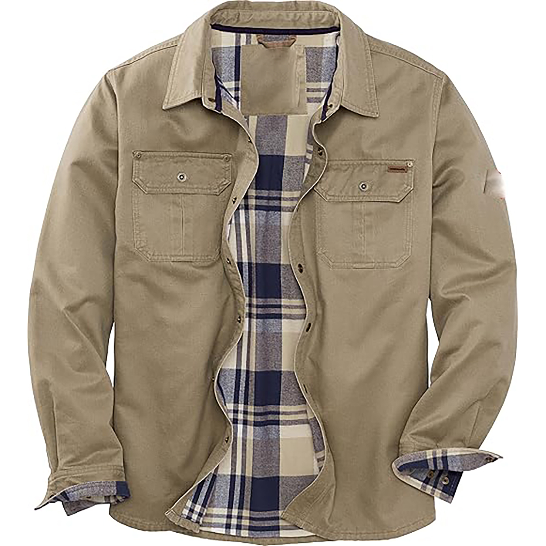 Men's Plaid Lined Jacket 5