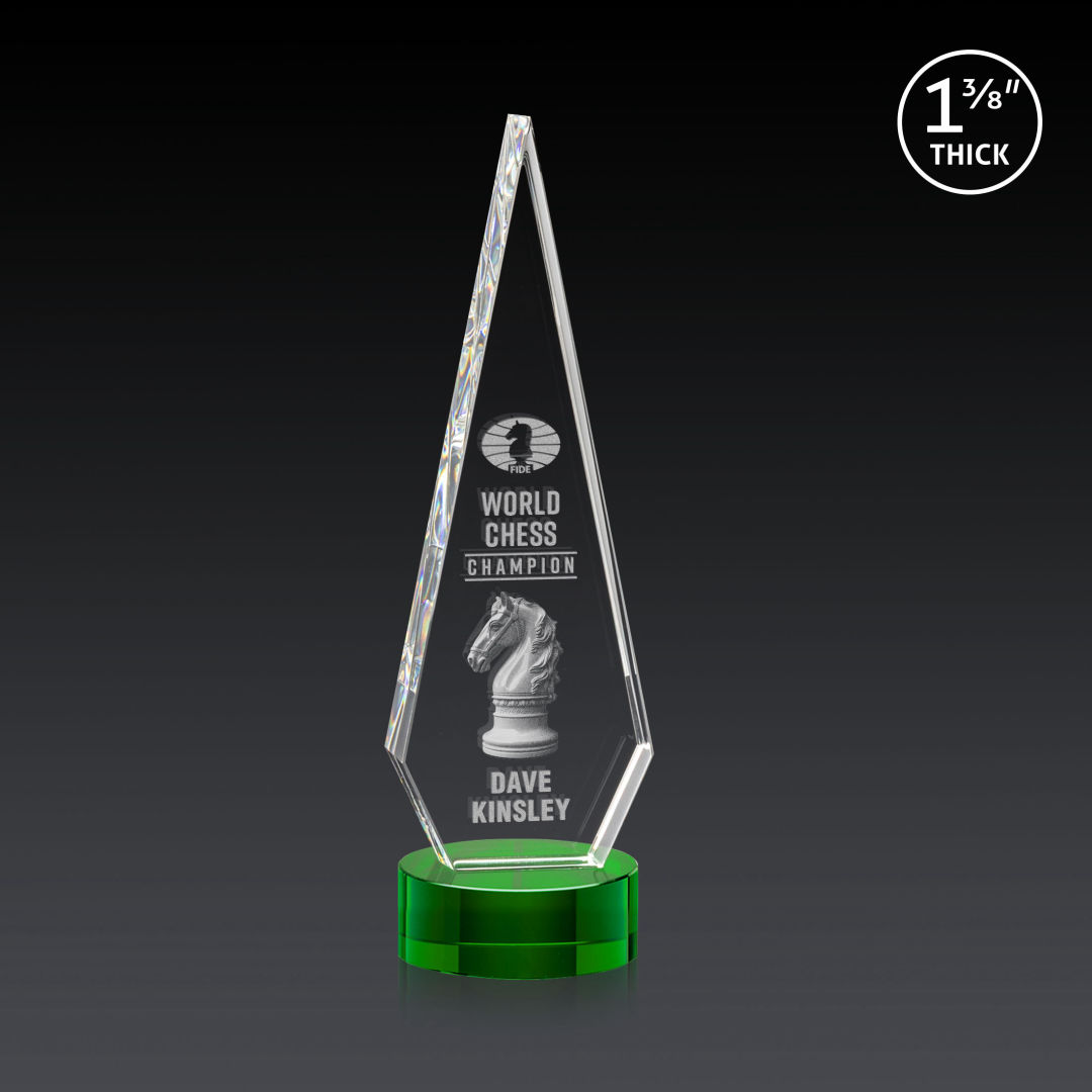 Springfield 3D Award on Stanrich Base - Green 3