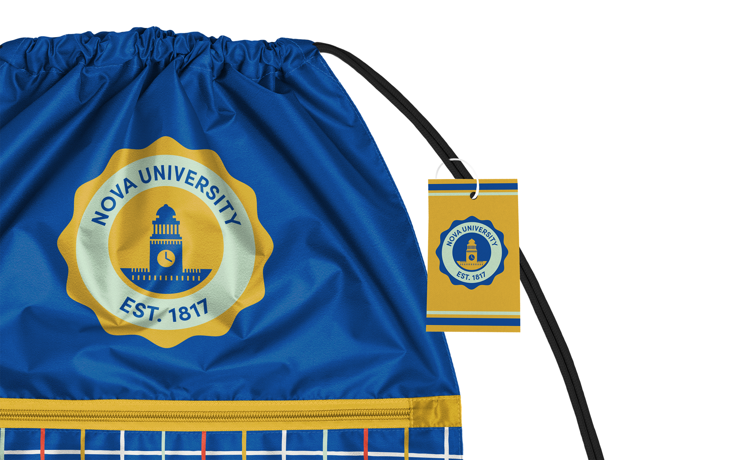 Recycled Zipper Drawstring Bag 3