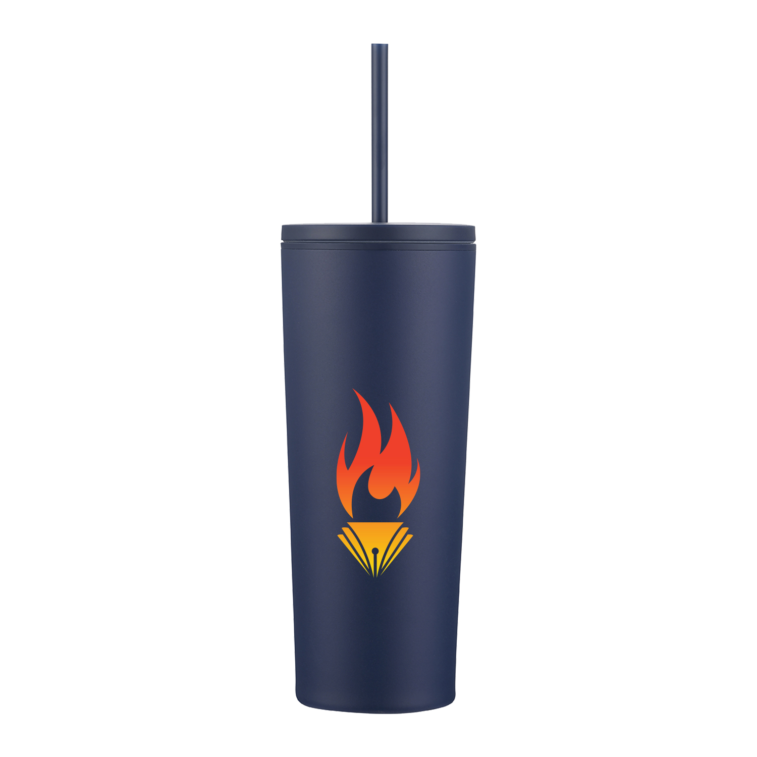 EcoSip 24oz Double Wall Tumbler with Leak-Proof Straw 3