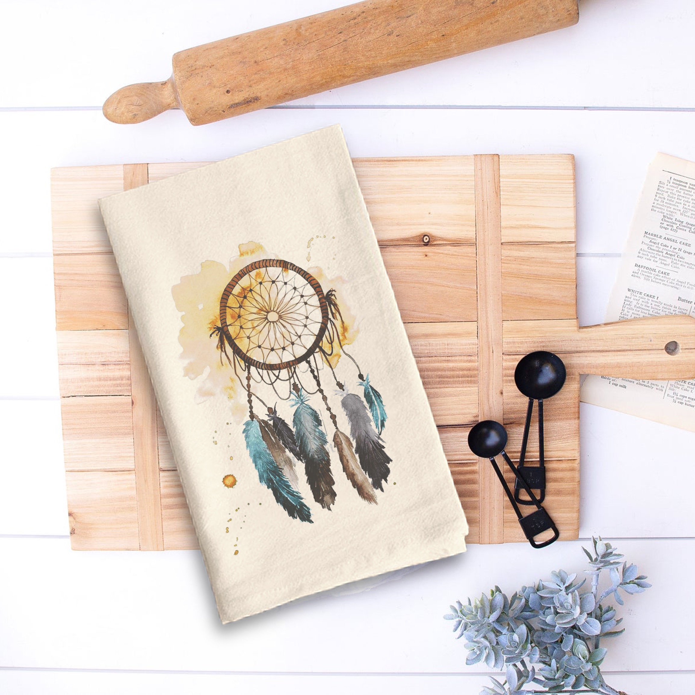 Natural Vintage Flour Sack Tea Towel 15