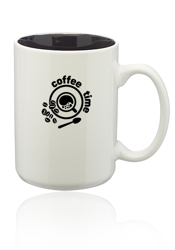 15 oz. Glossy Two-Tone Ceramic Mugs 4