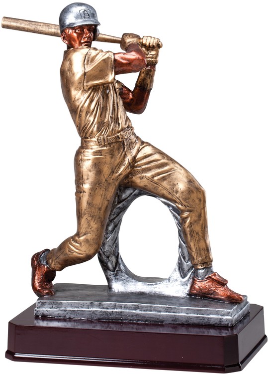 Baseball Hitter, Multi-Color Large Statuette 1