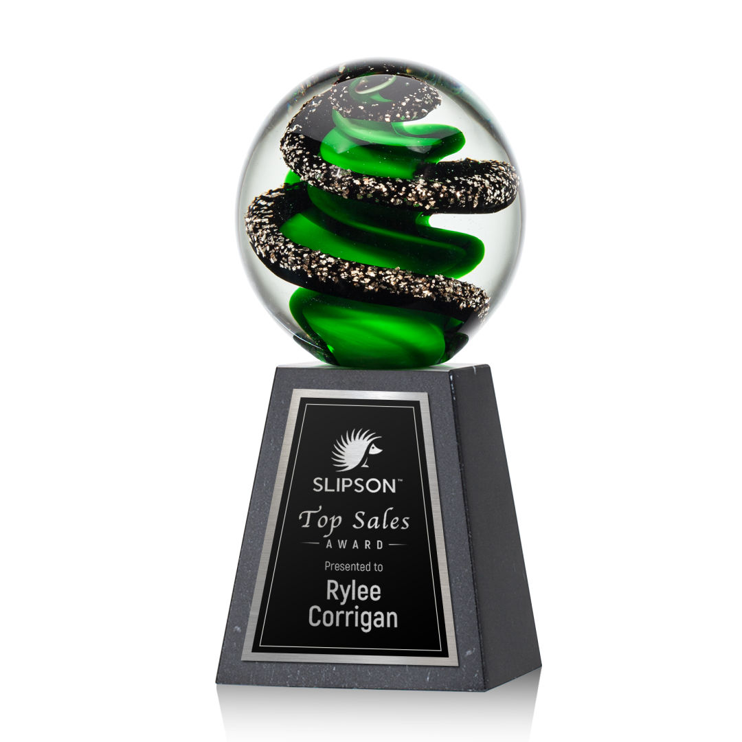 Zodiac Award on Tall Marble 5