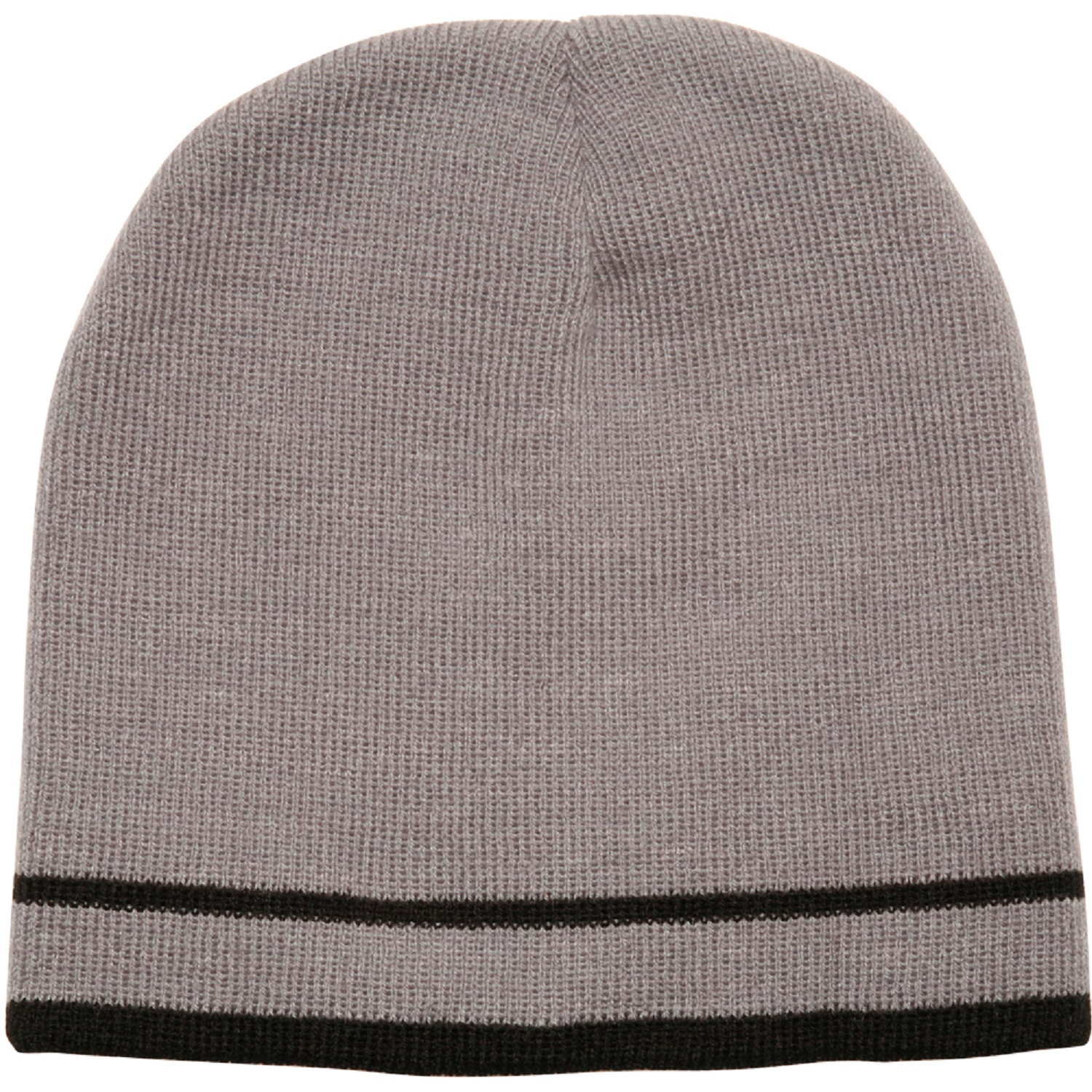 Double Stripe Acrylic Knit Beanie 2