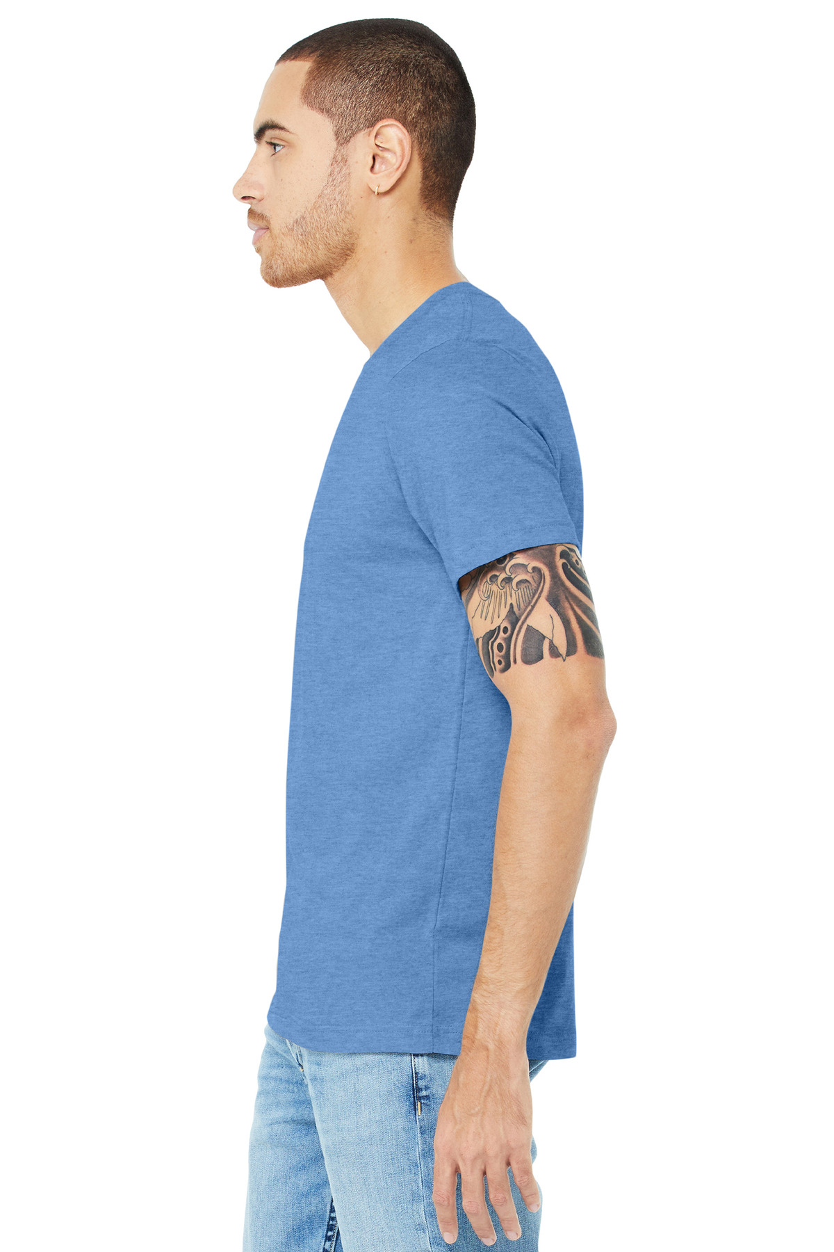 BELLA+CANVAS Unisex Heather CVC Short Sleeve Tee. BC3001CVC 567