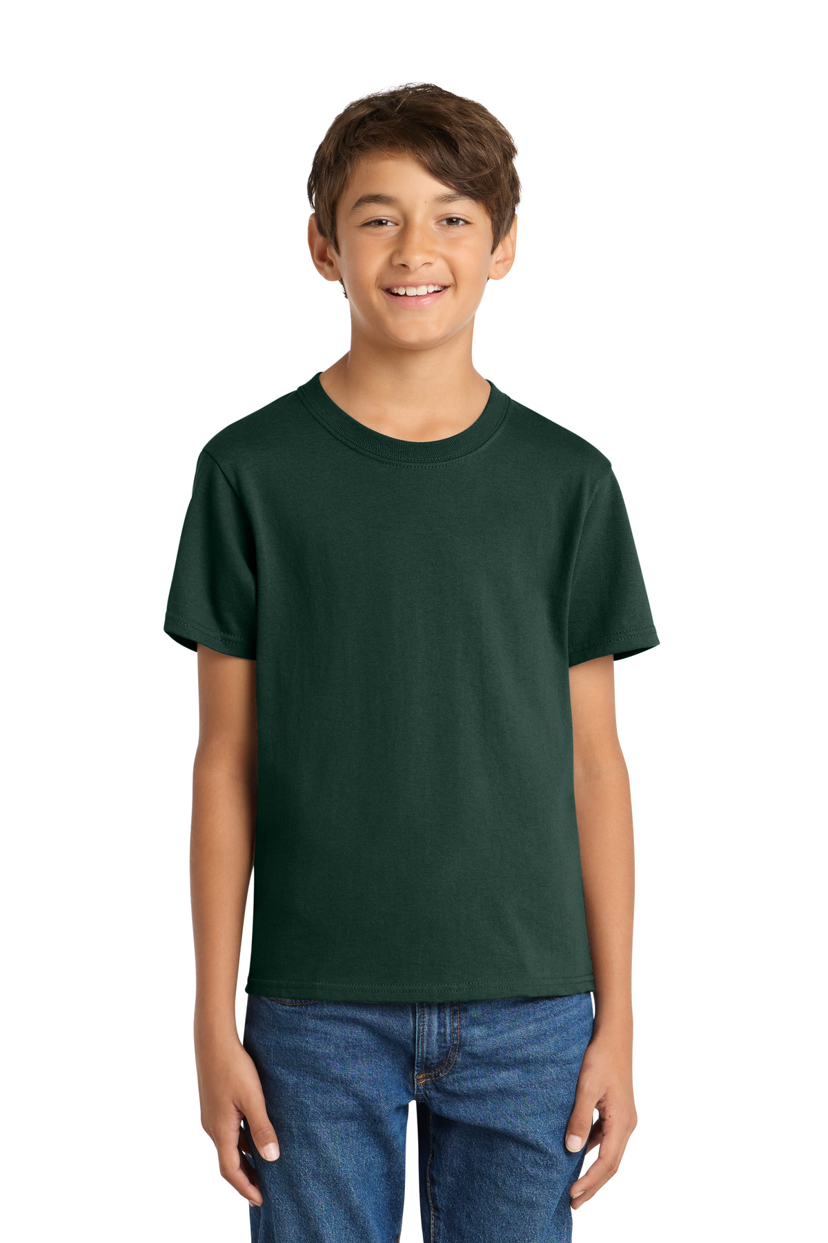 Port & Co Youth Core Cotton Tee. PC54Y 502