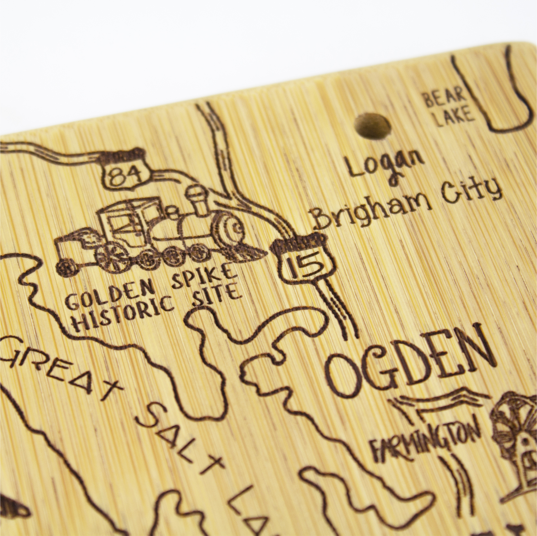 Destination Utah Cutting & Serving Board 2