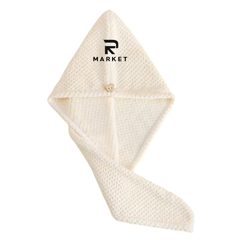 Mesh-Texture Hair Drying Turban 3