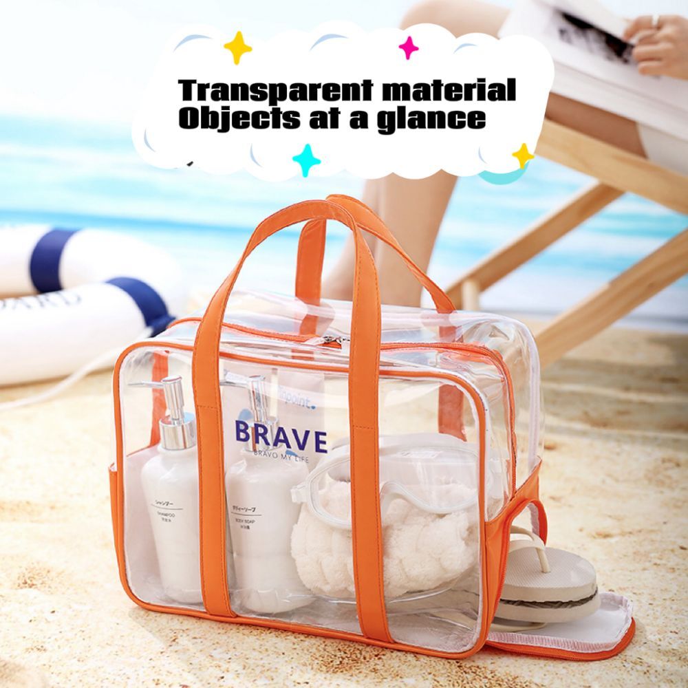 Wash Bag with Shoe Compartment 4