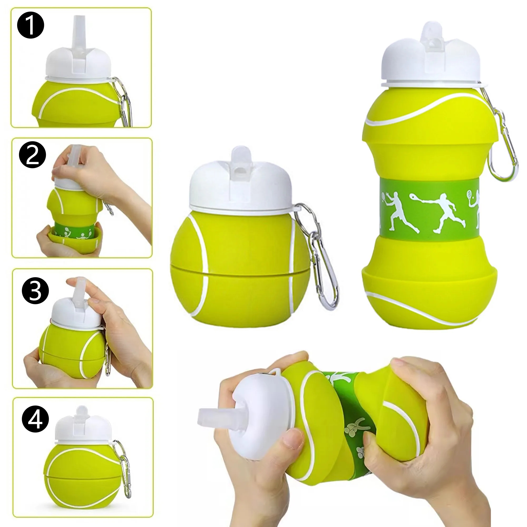 Collapsible Silicone Bottle 19 oz. 2