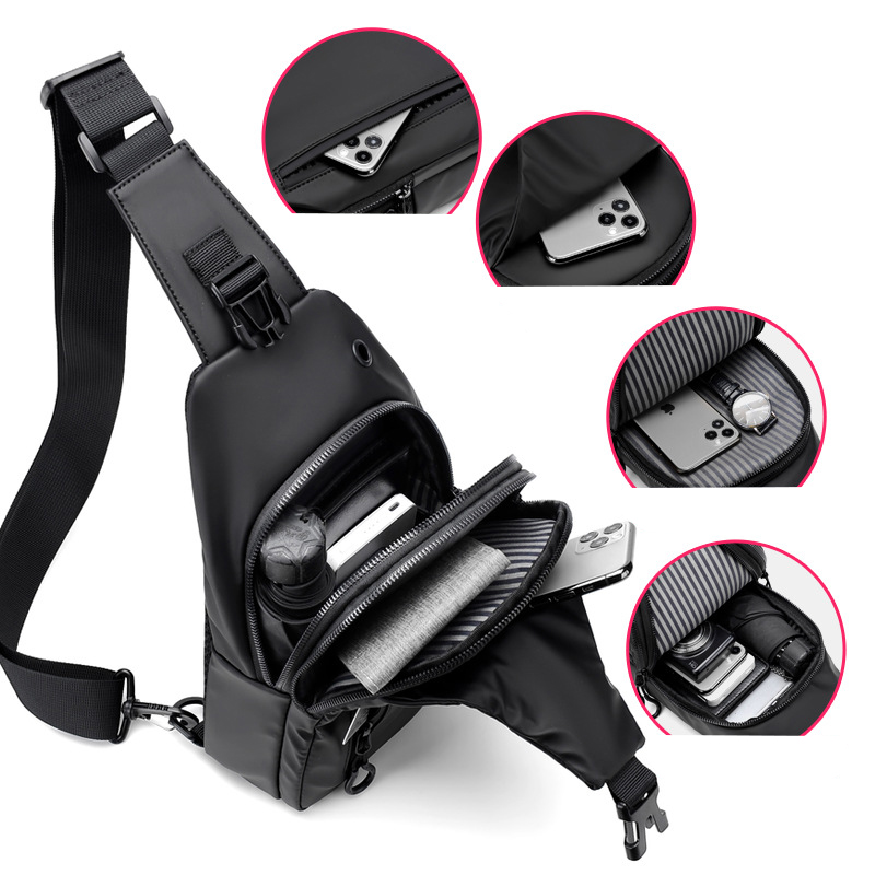 Travel Crossbody Bag with USB 5