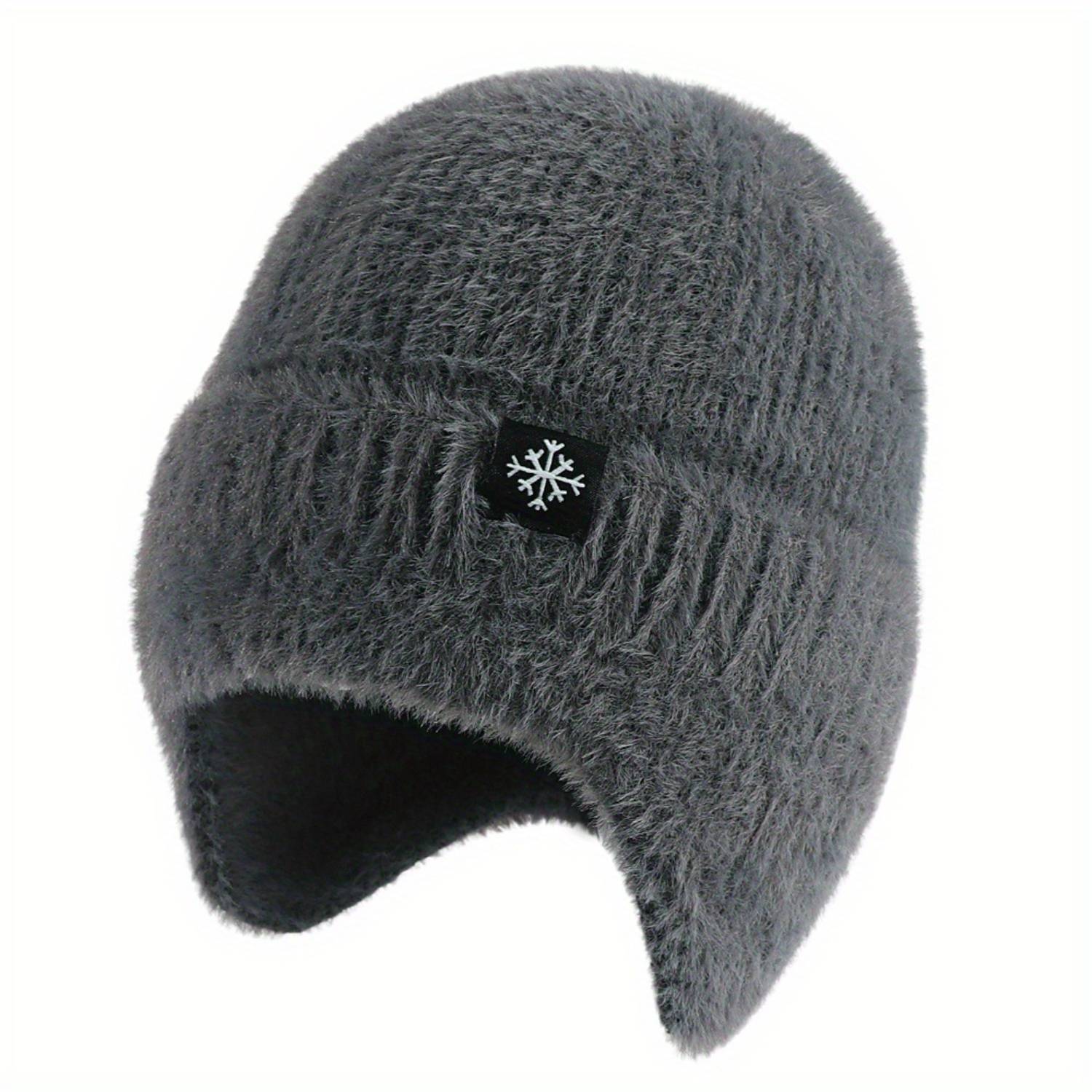 Winter Earflap Knit Hat 4