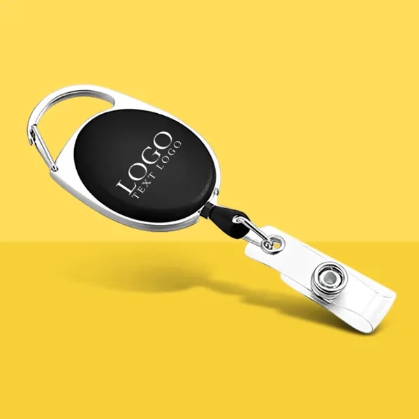 Custom Plastic Easy To Pull Buckle Badge Hanging