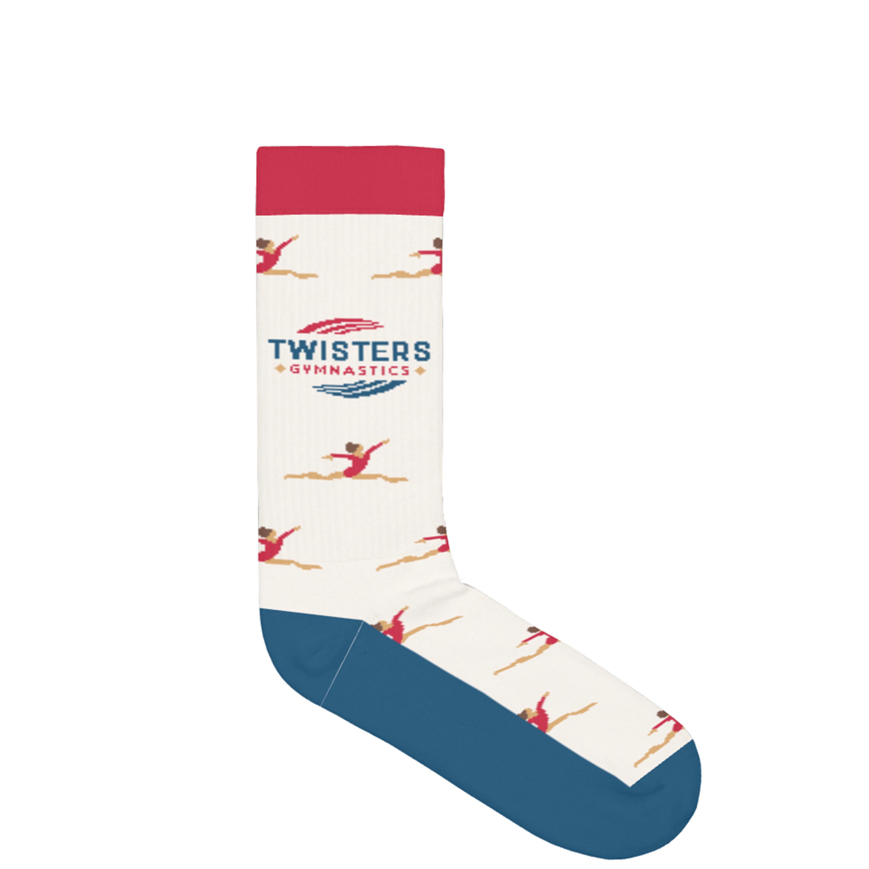 Custom Gymnastics Socks - Flip with Flexibility - American Made 1