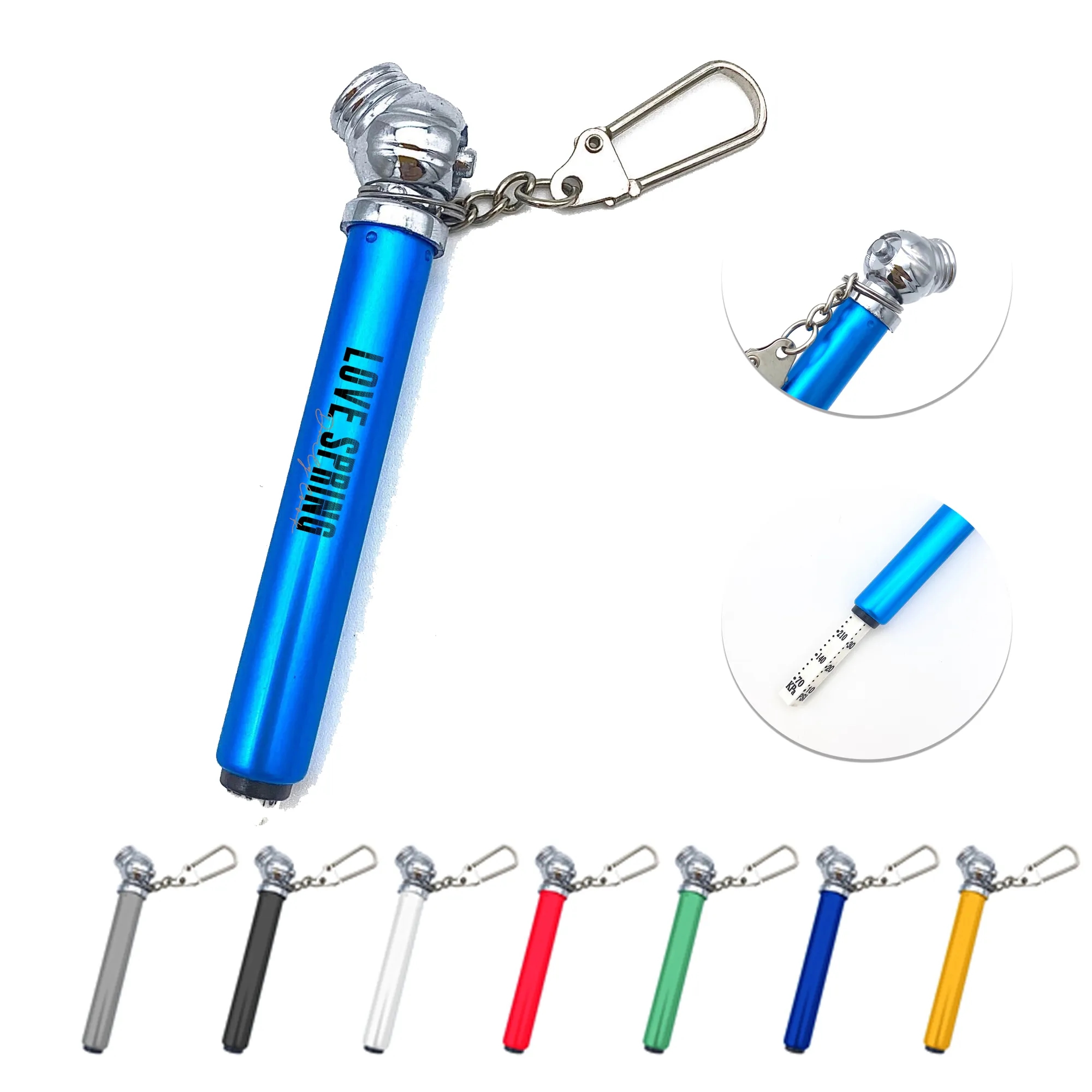 Mini Tire Gauge W/ Key Chain