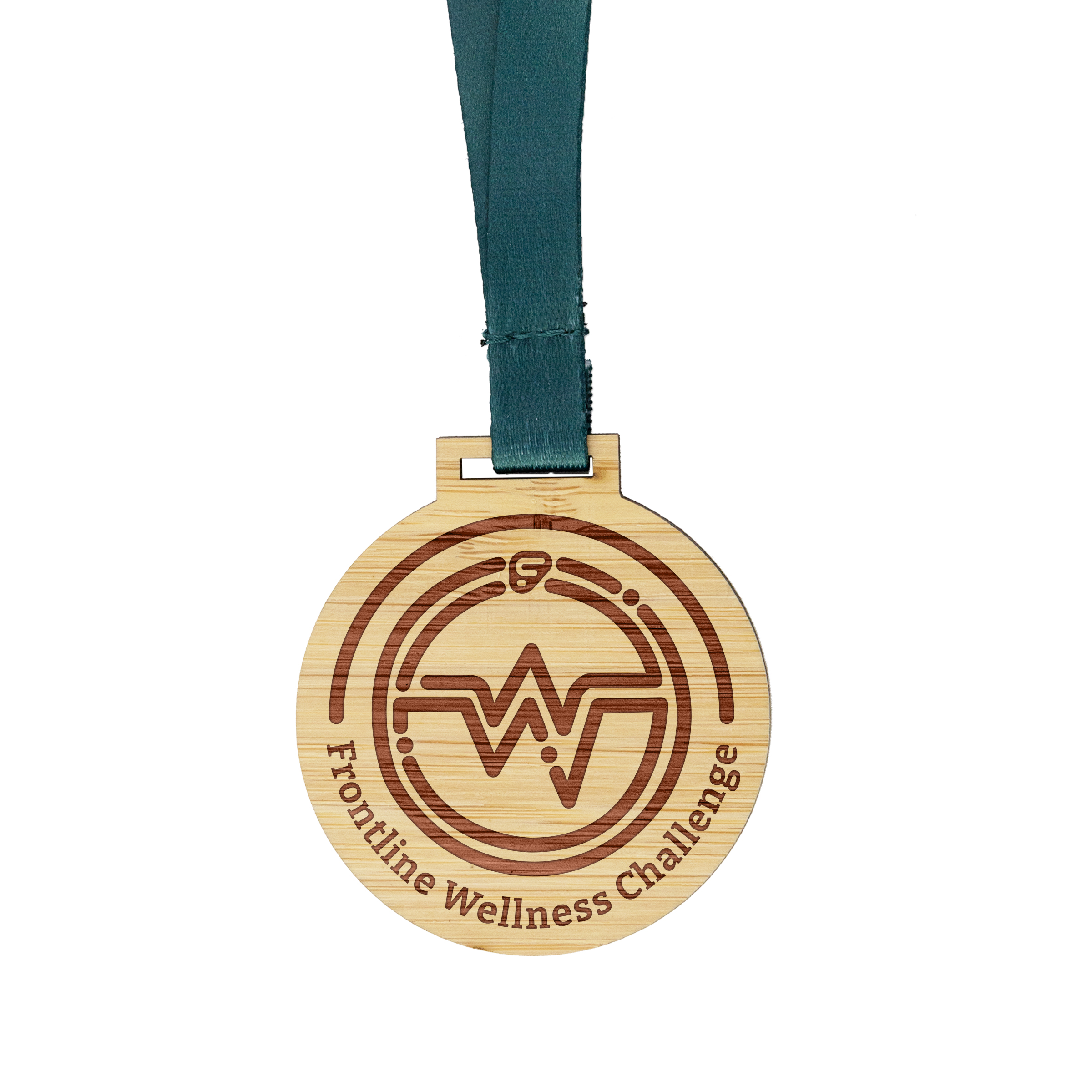 Custom Bamboo Medals Engraved (2.5") 2