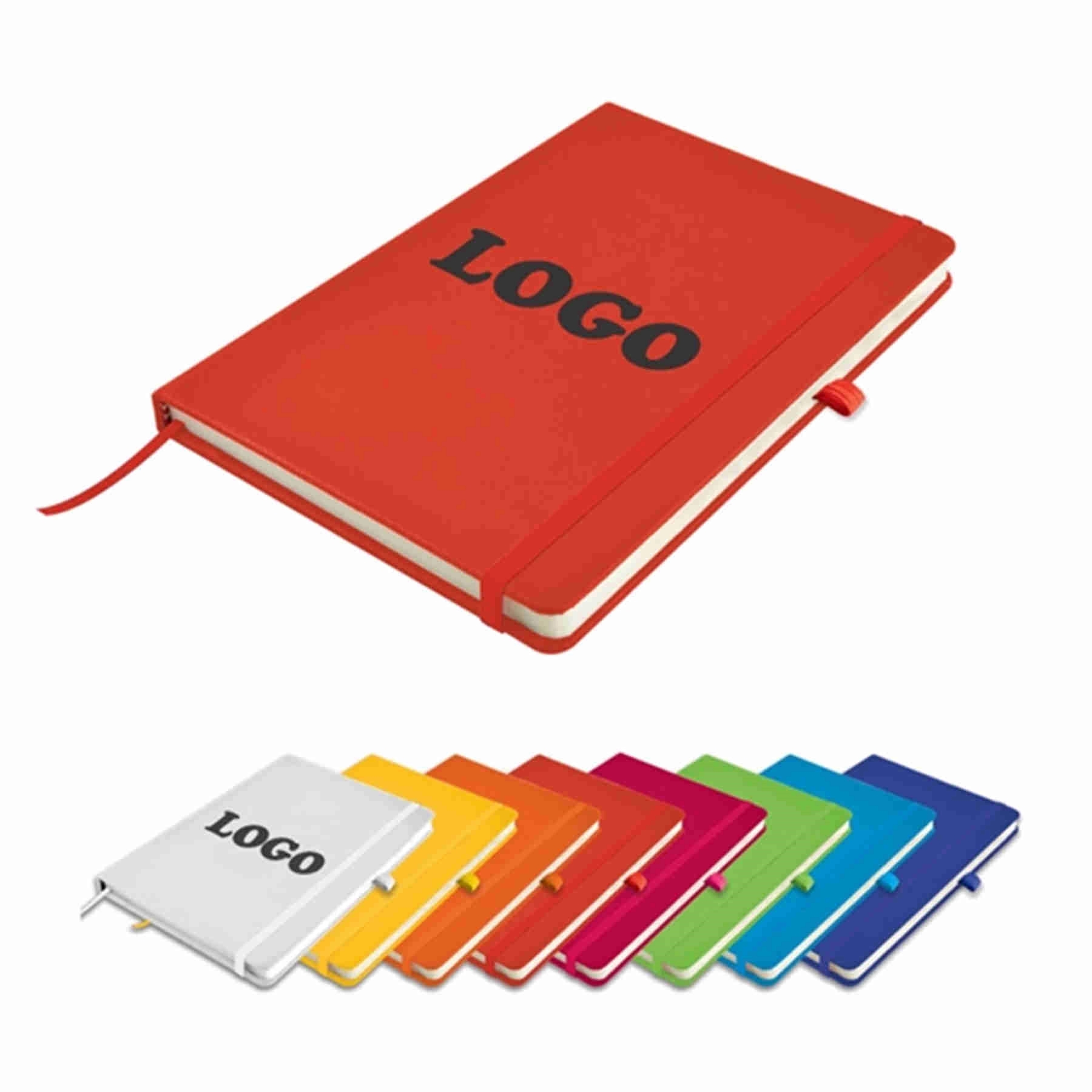 A5 PU Leather Journal Notebook with Elastic Strap MOQ50 3