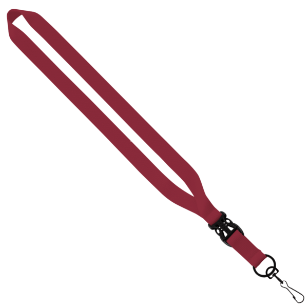 3/4" Polyester Lanyard with Slide Buckle Release & Swivel Snap Hook 17