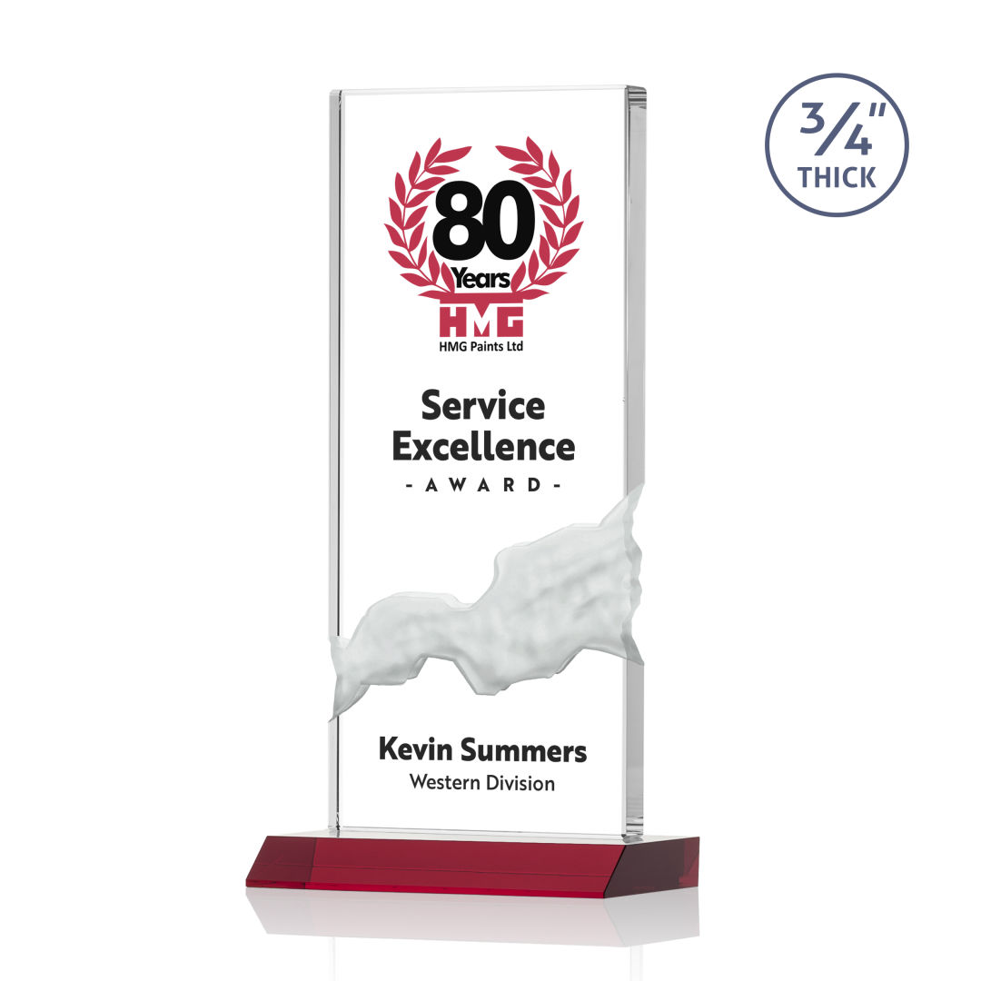 Poole VividPrint™ Award - Red