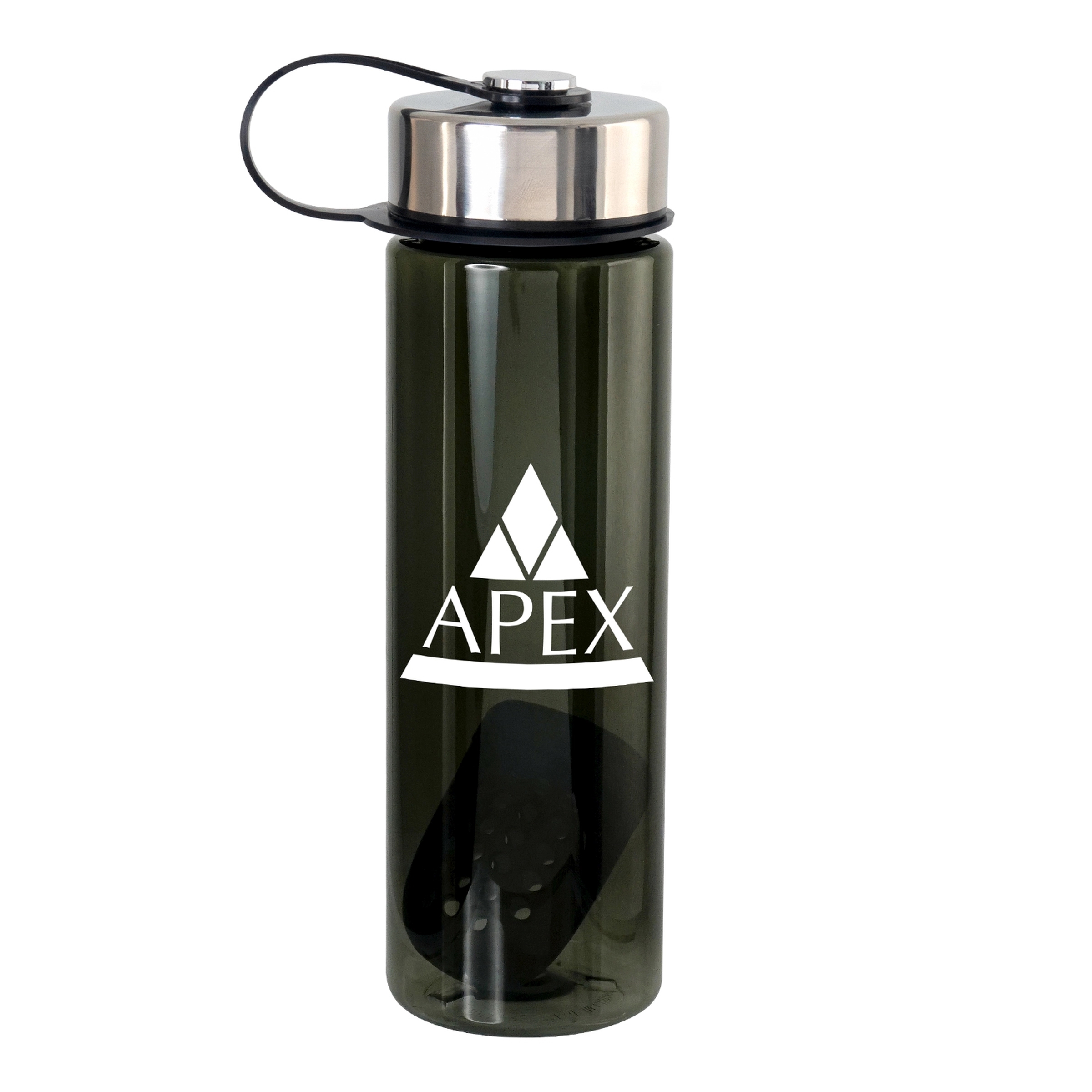 Metal Lanyard Colorful 24 Oz. Bottle with Floating Infuser, custom water bottle with logo imprint 6