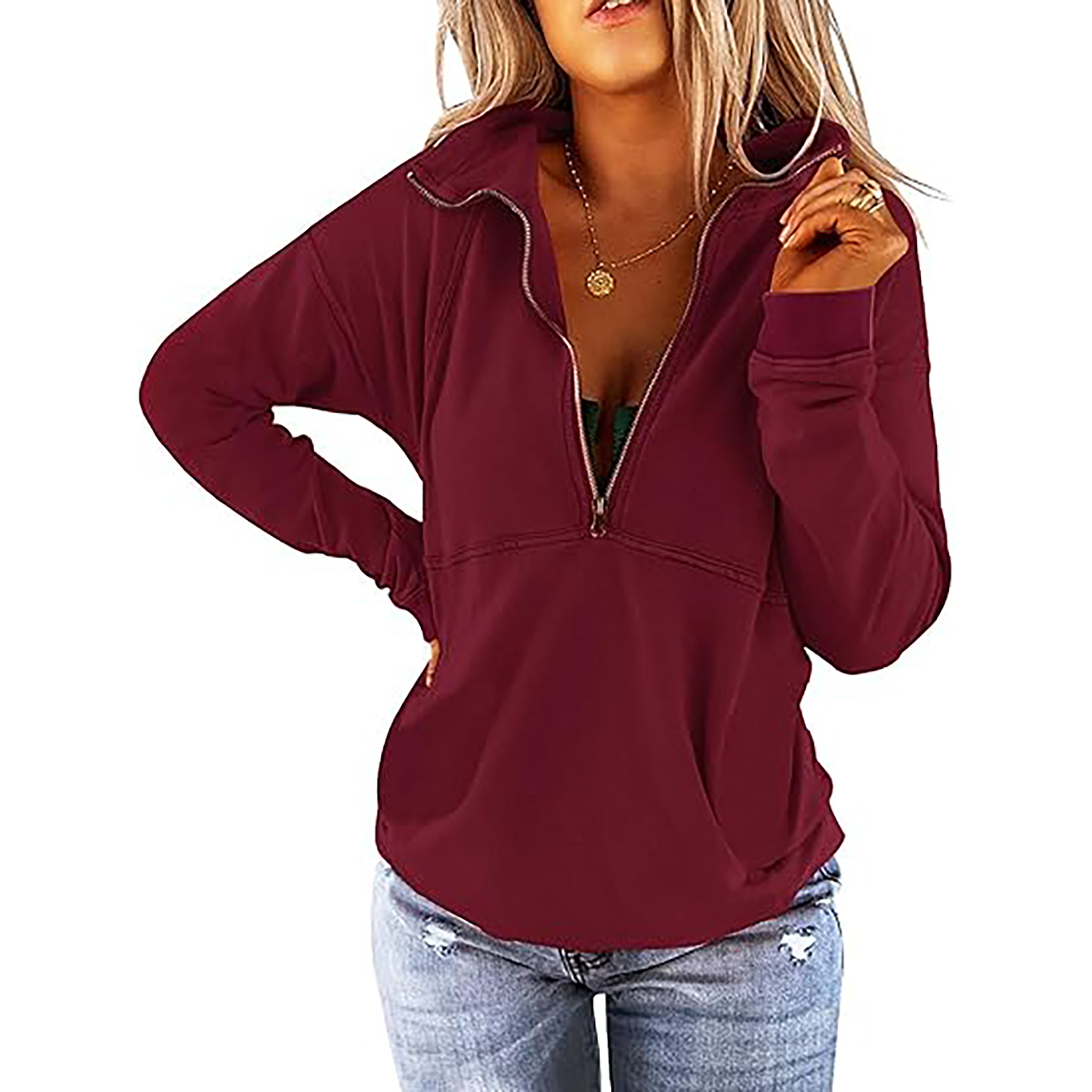 Loose Fit Casual Pullover 8