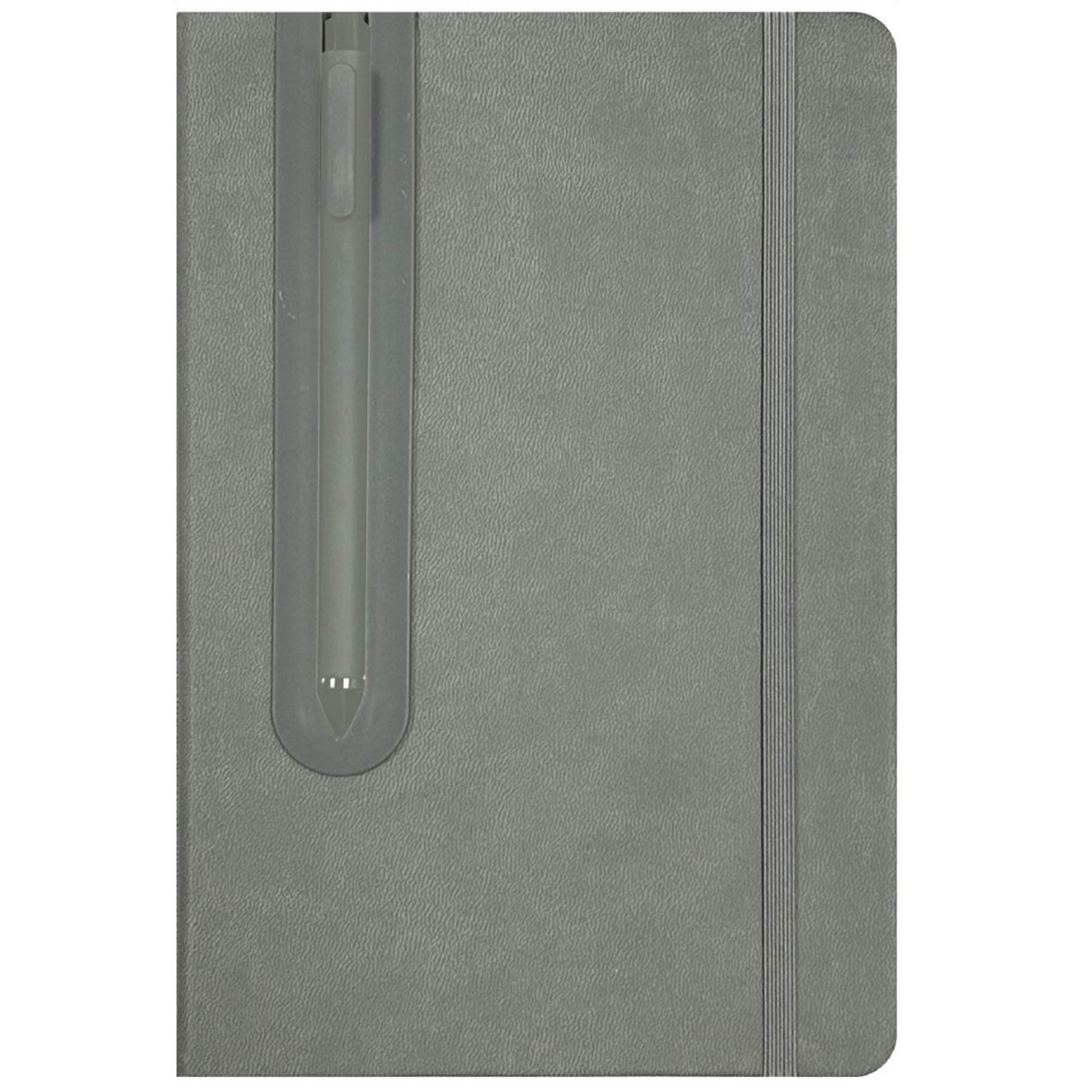 A5 Ruled Leather Diary With Built In Ballpoint Pen 7