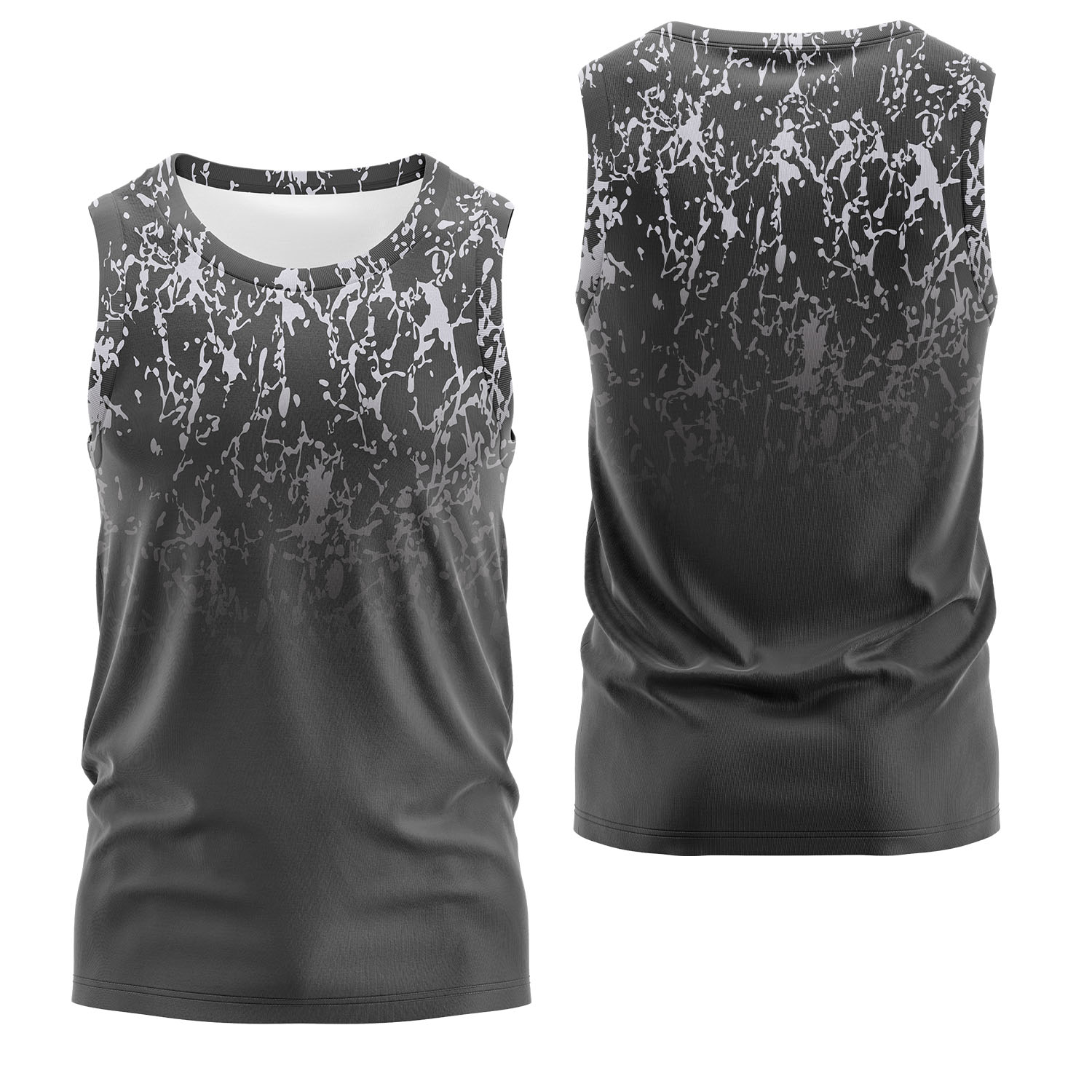 Unisex 160 GSM Football Mesh Performance Sublimation Sleeveless Tank Tops 1