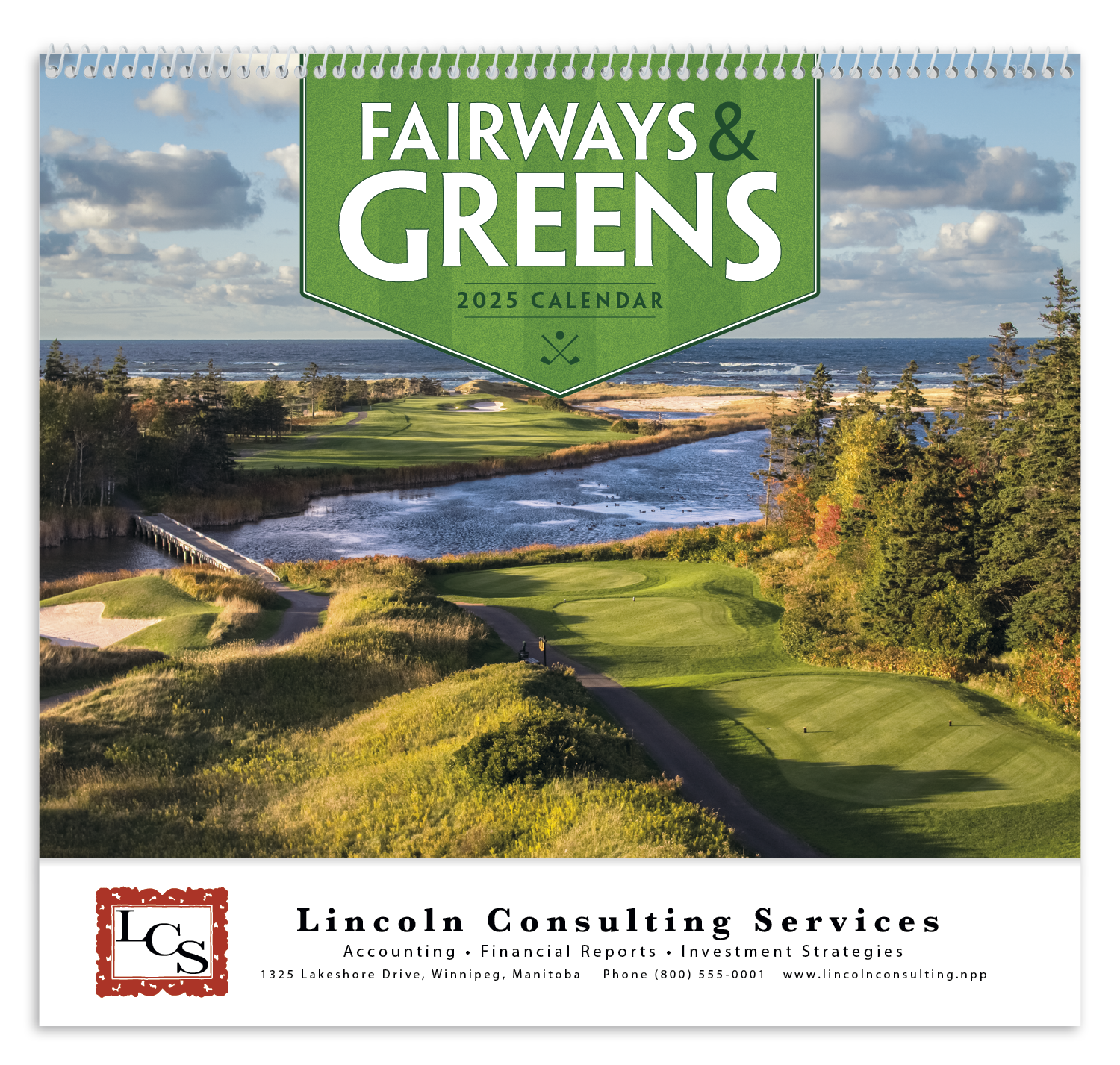 Good Value™ Fairways & Greens - Spiral Calendar 2