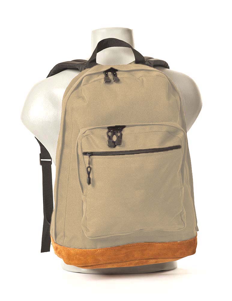 "Bomber" Suede Bottom Backpack 3