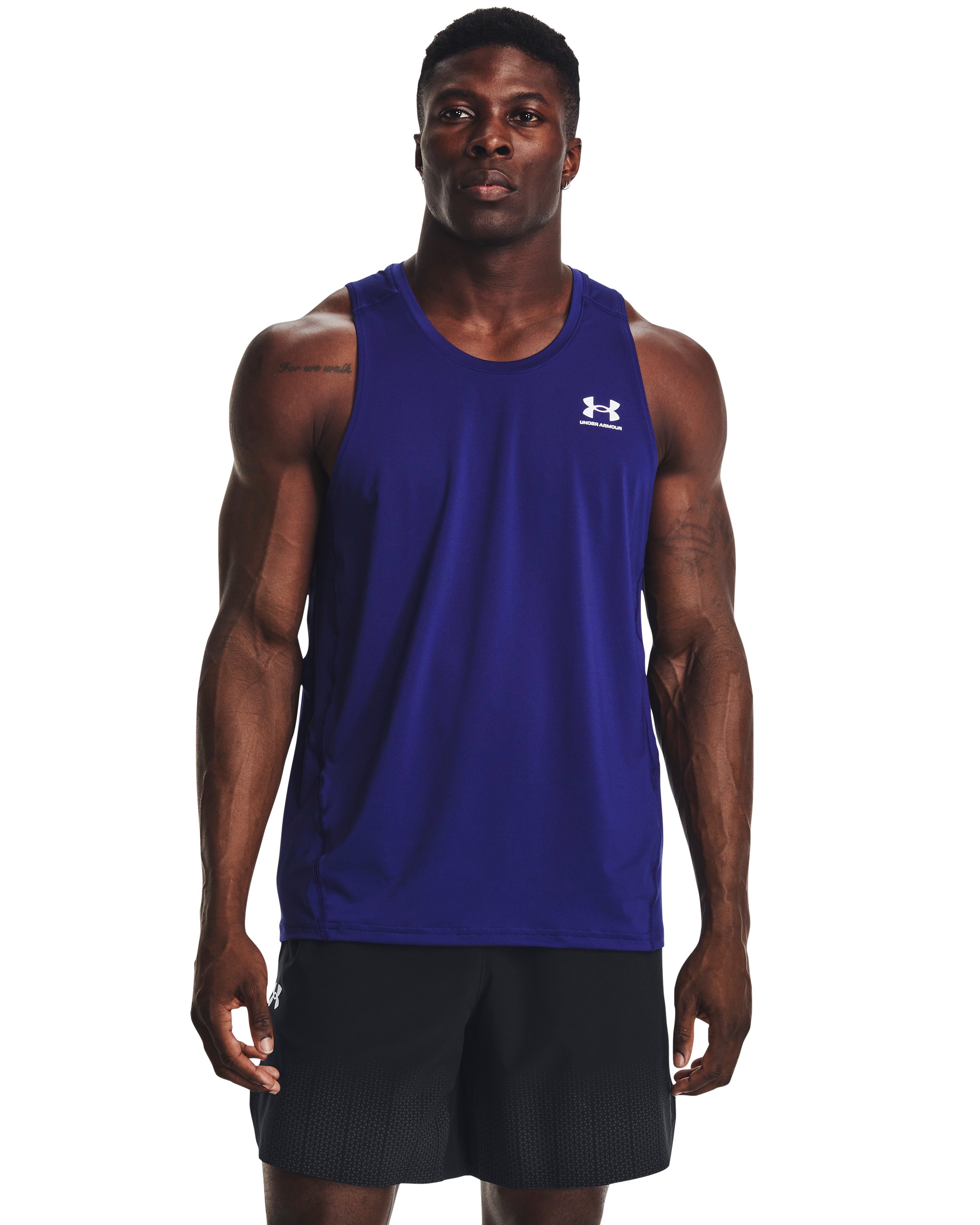 Men's HeatGear Fitted Tank  3