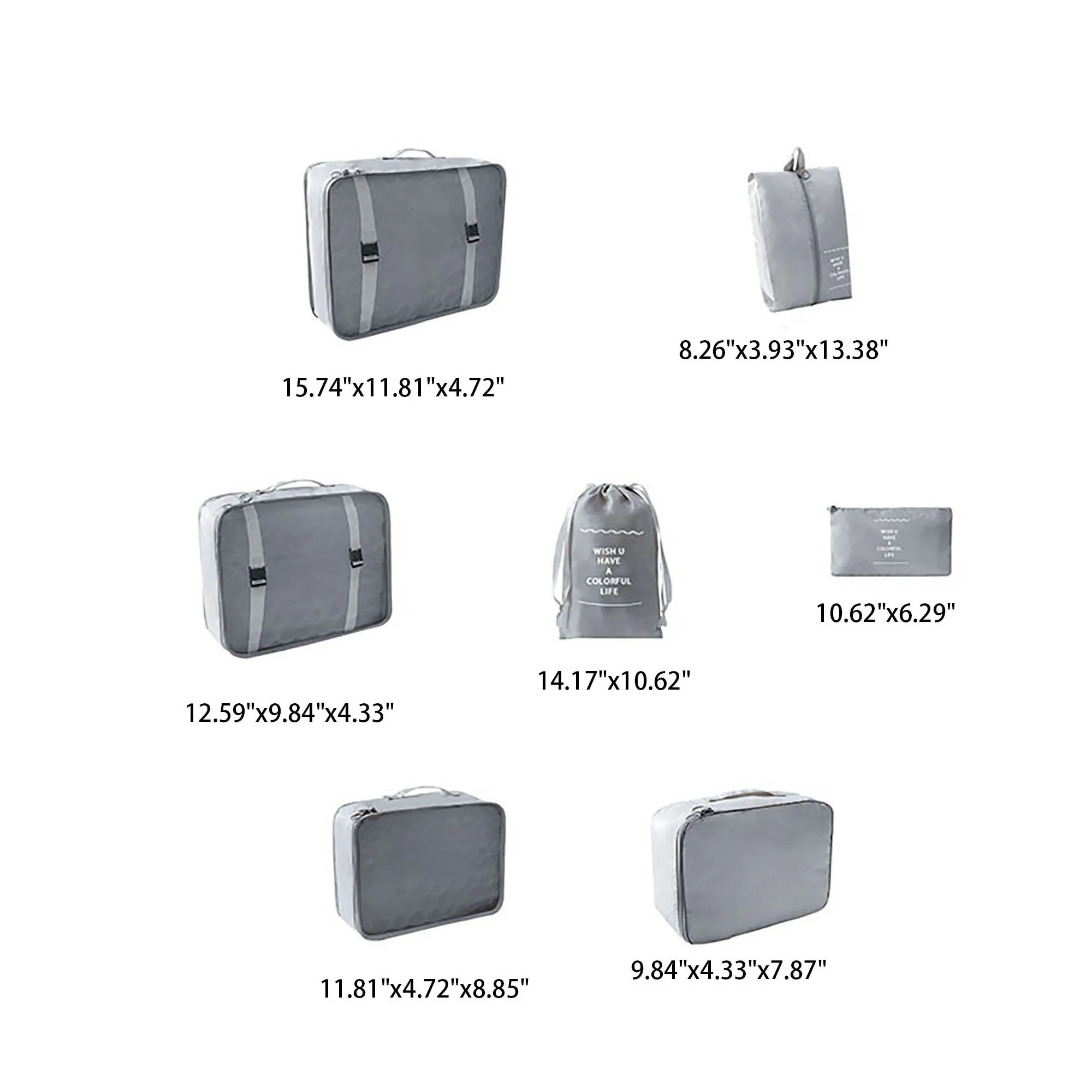 Travel Accessory Luggage Suitcase Packing Organization Cube 8