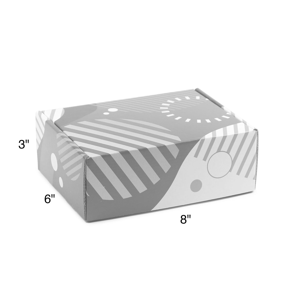 Corrugated Box - 8" X 6" x 3" 4