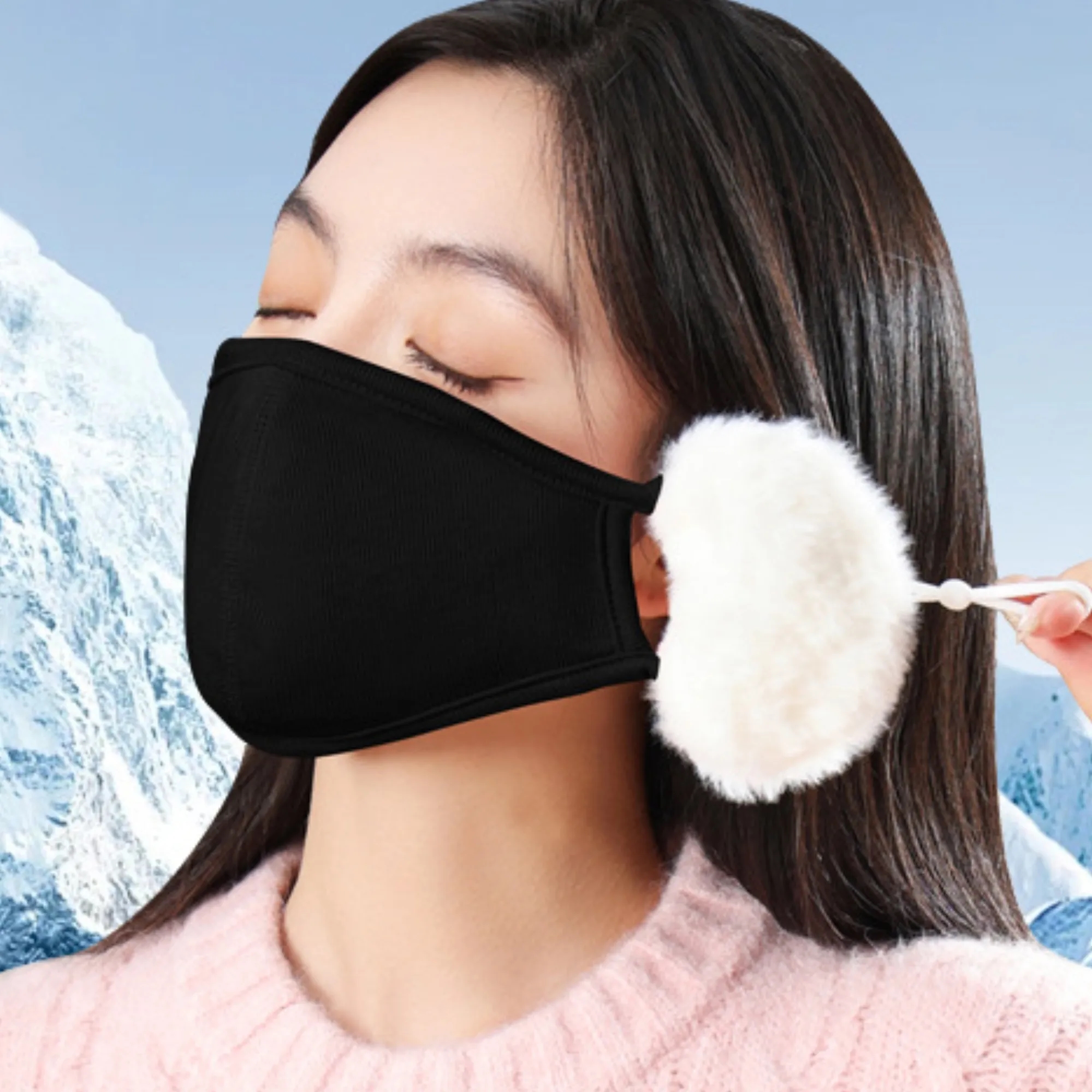 Winter Windproof Ear Cover Muff Mask For Cycling Skiing 5