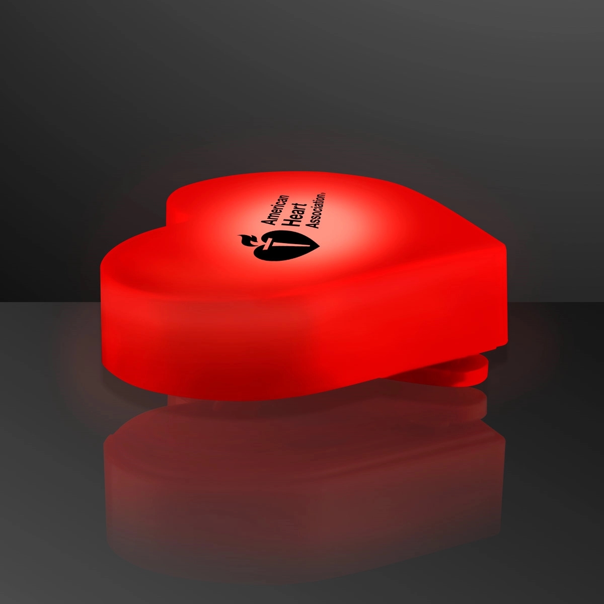 LED Blinking Red Heart Clip 2