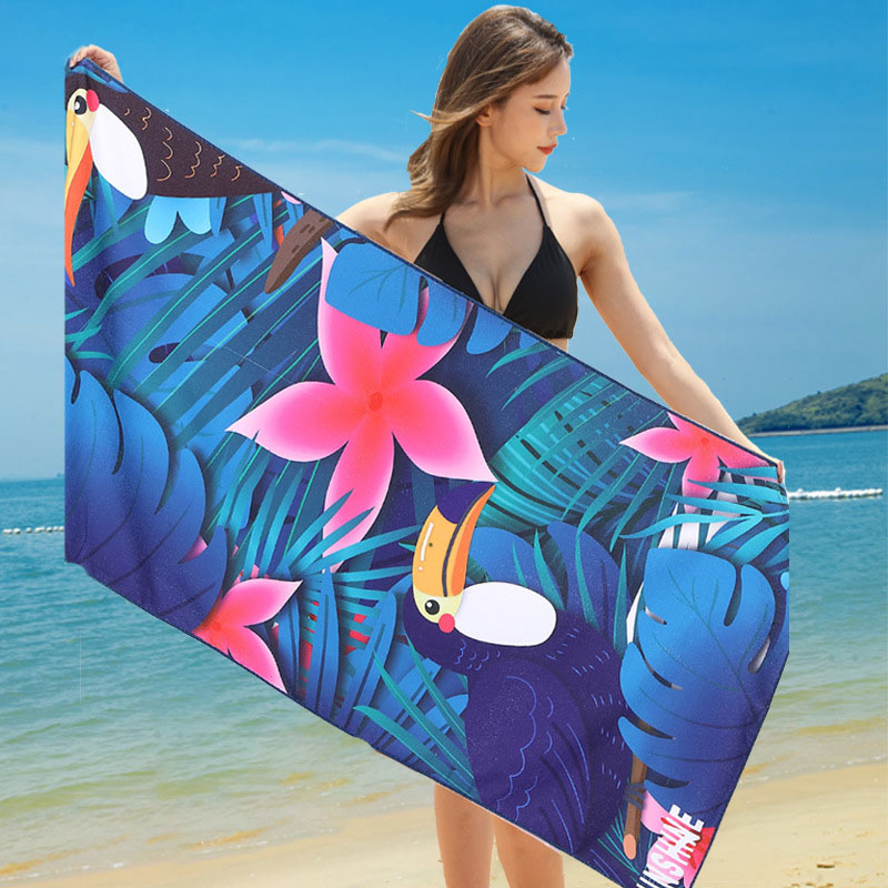 Double-sided Fleece Quick-drying Sports Towel / Circula Mesh Bag 3
