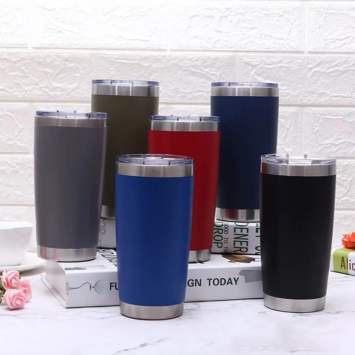 20 Oz Tumbler Stainless Steel Vacuum Insulated 3