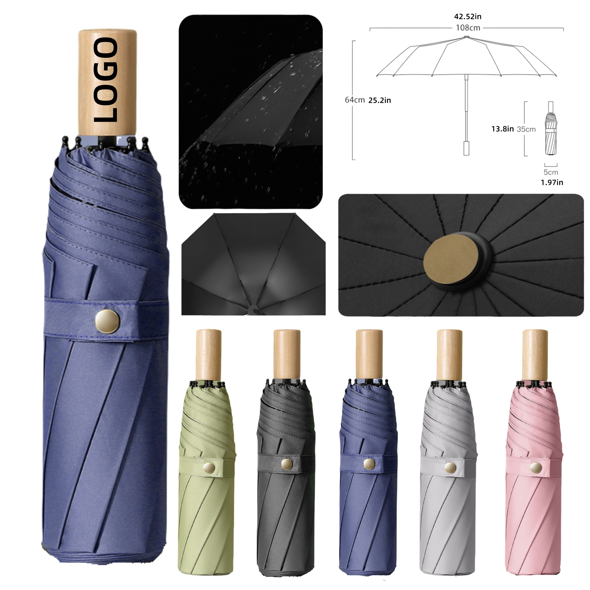 Custom Folding Umbrella 2