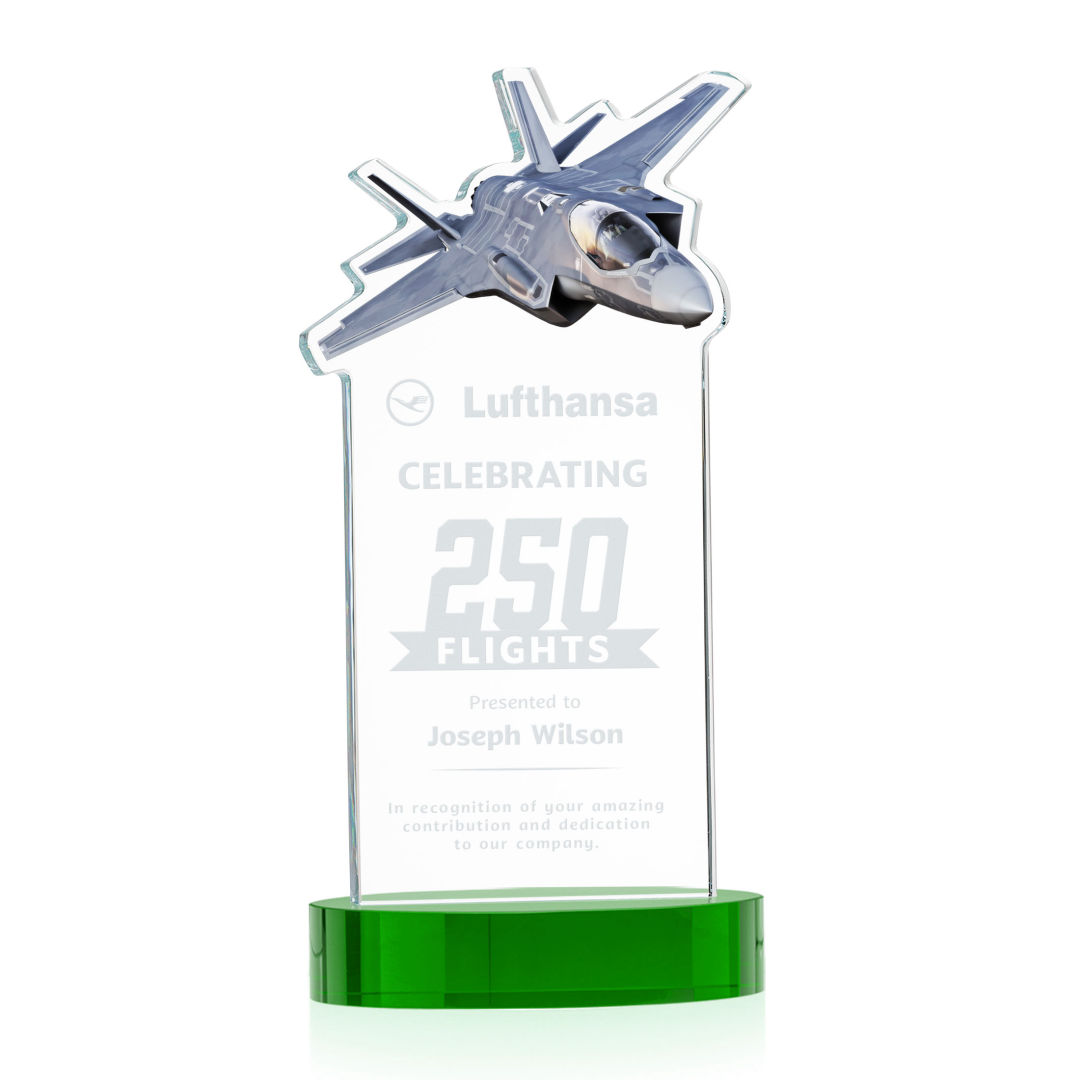 Top Gun Award on Alberton Base - Green 7